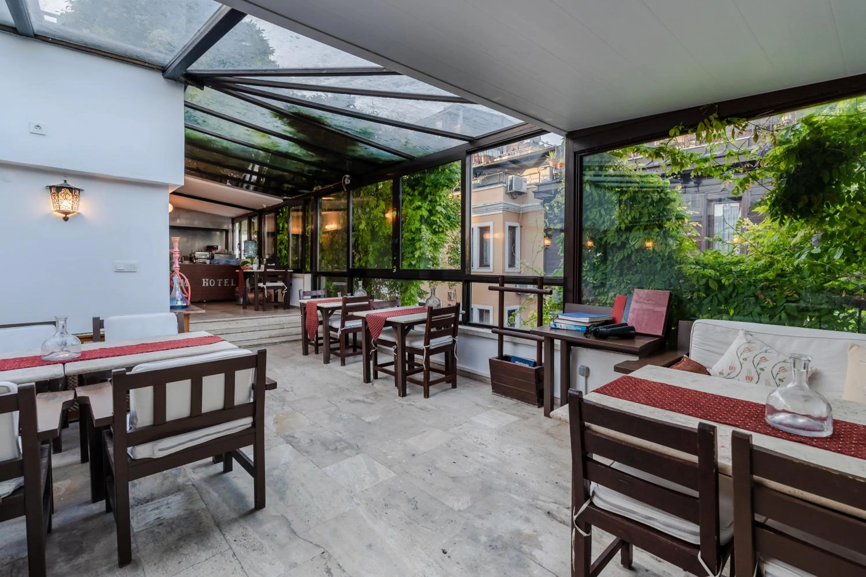 Patio in Şebnem Hotel