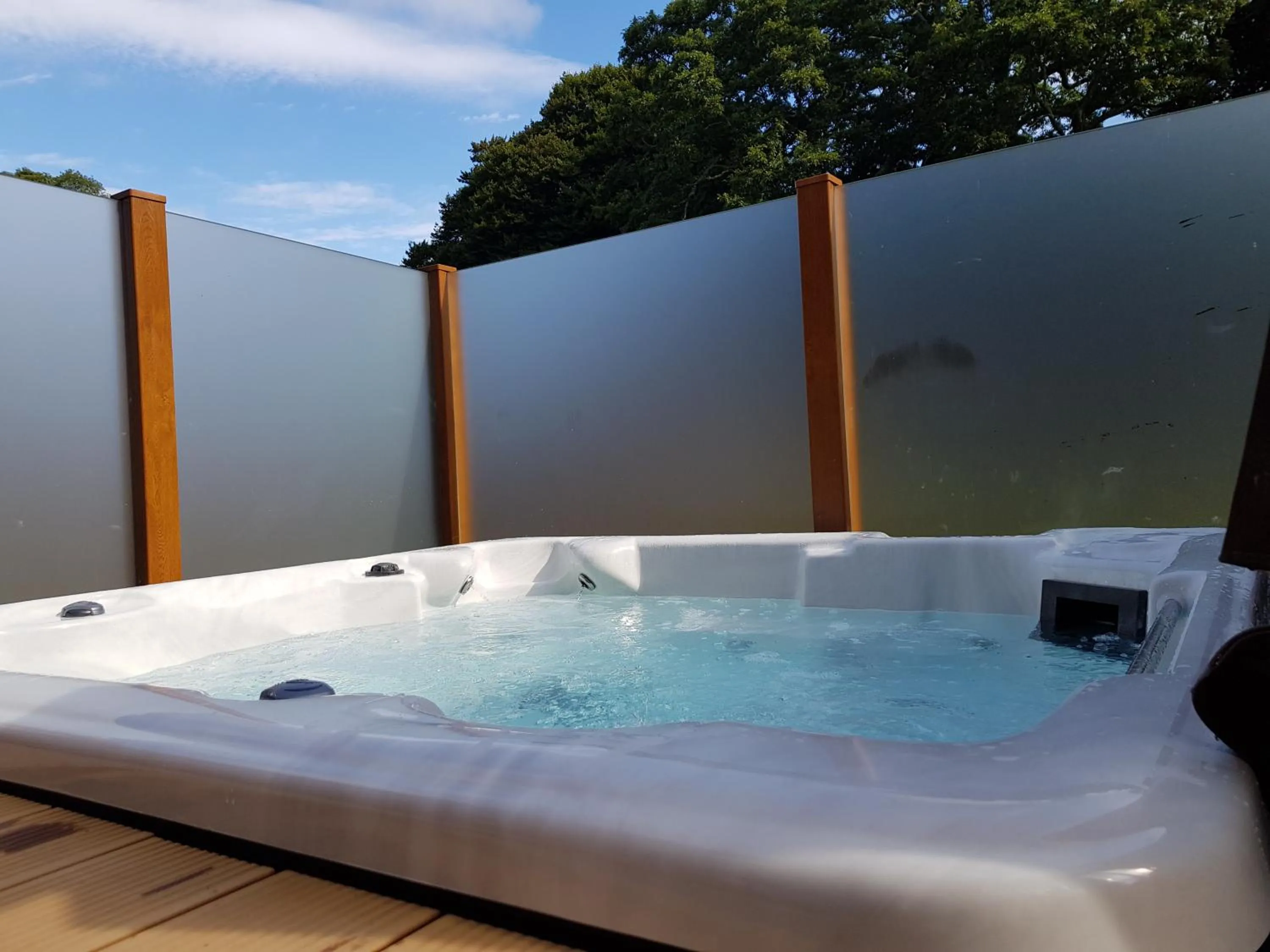 Hot Tub in Sandy Glade Holiday Park