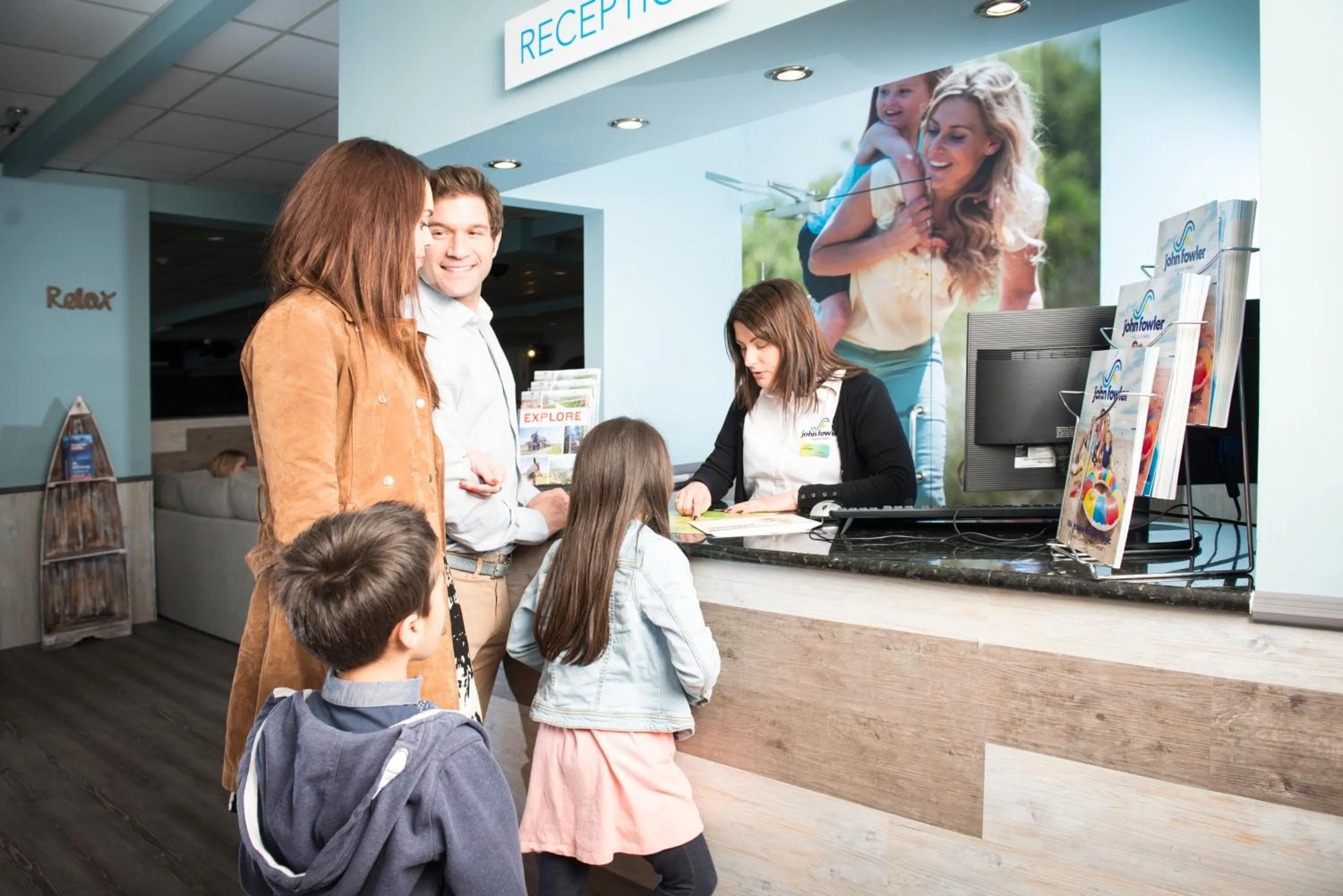 People in Sandy Glade Holiday Park