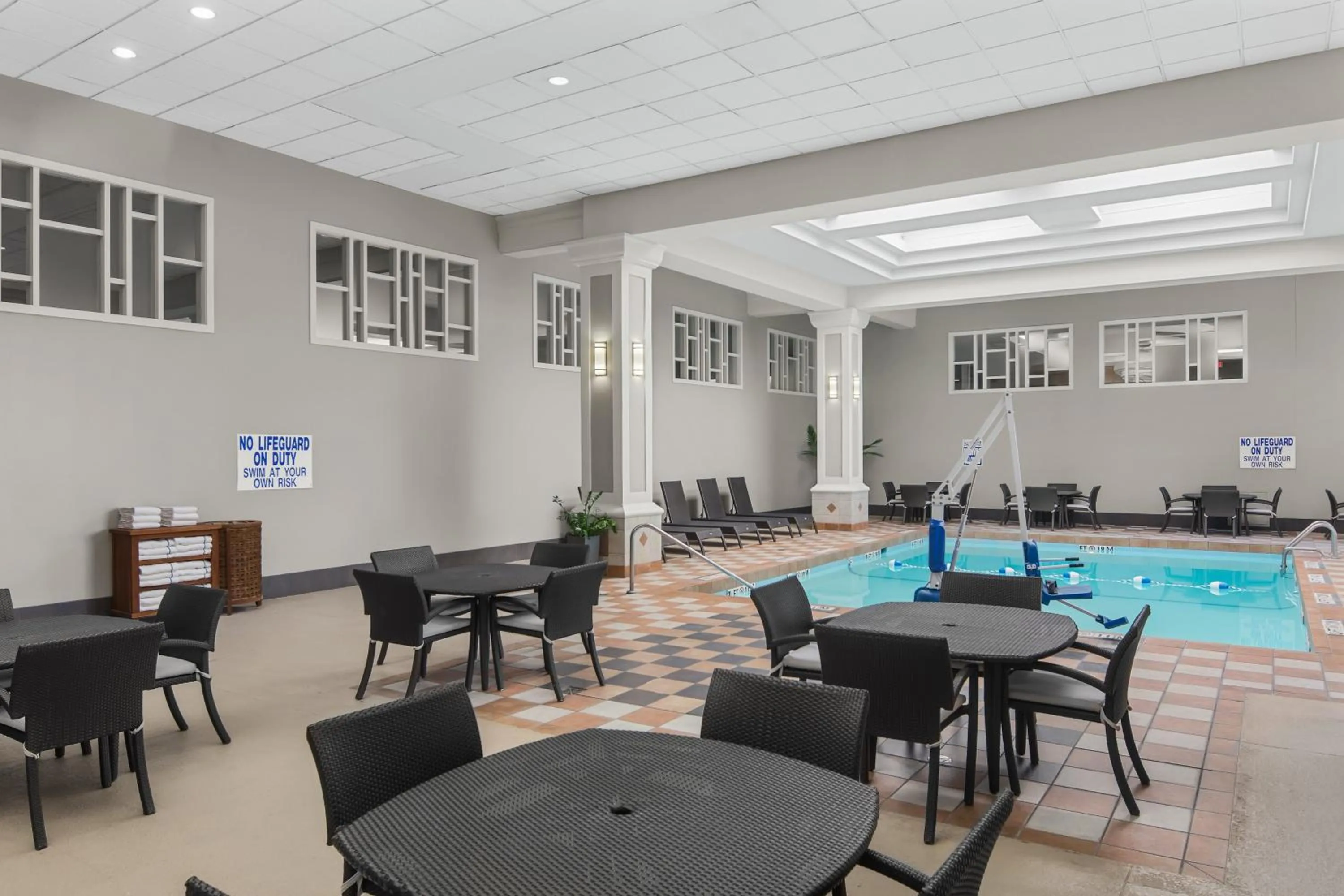 Swimming pool in Crowne Plaza Greenville by IHG