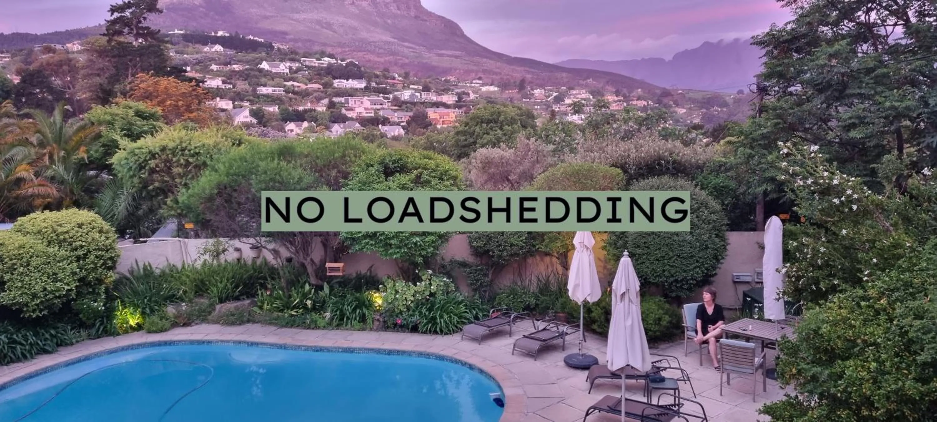 Swimming pool in SomerZicht Guest House