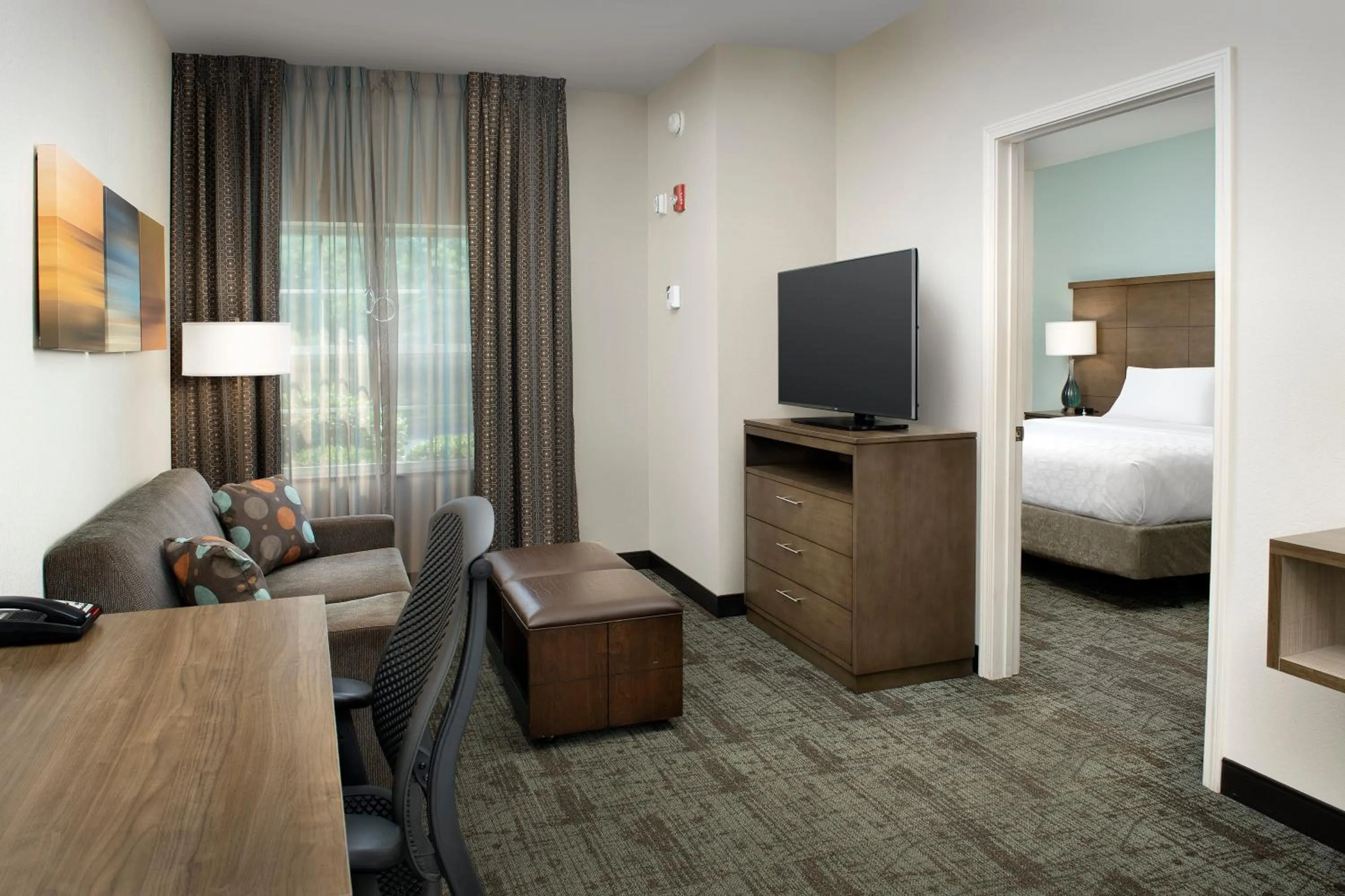 TV and multimedia, Bed in Staybridge Suites Greenville I-85 Woodruff Road by IHG