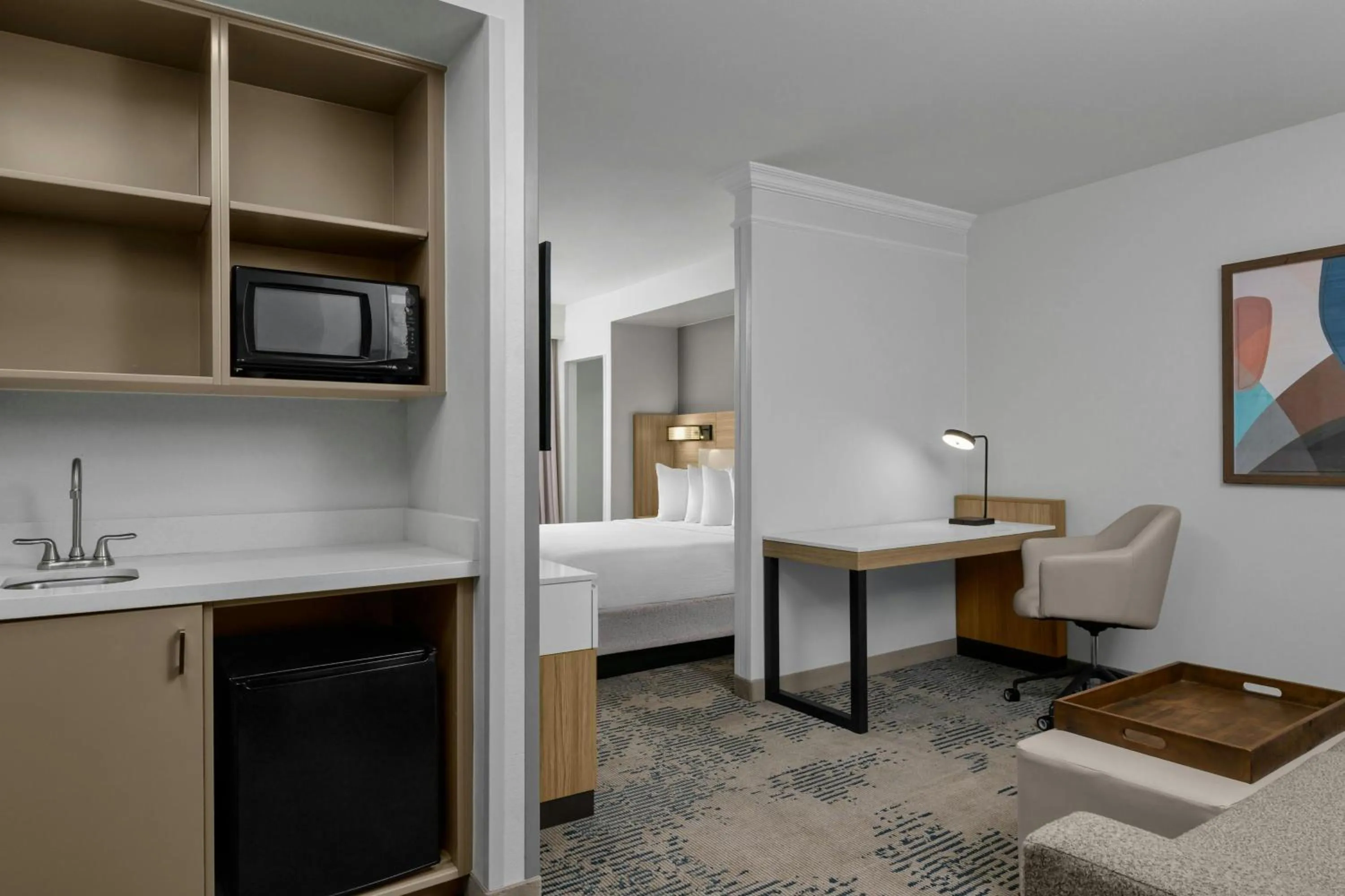 Photo of the whole room, Bed in SpringHill Suites Lehi at Thanksgiving Point