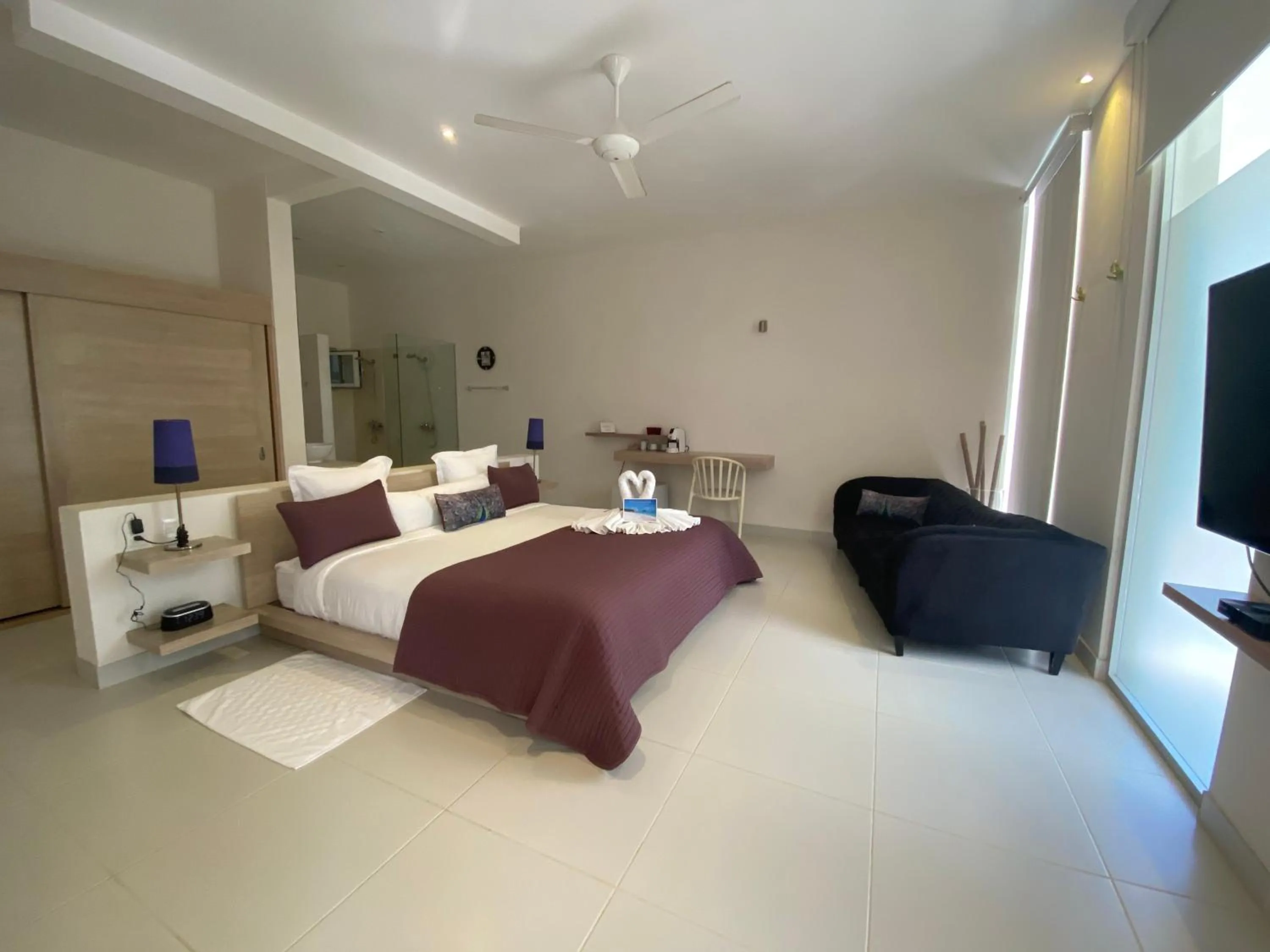 Bed in CASA-22 Luxury Boutique Hotel