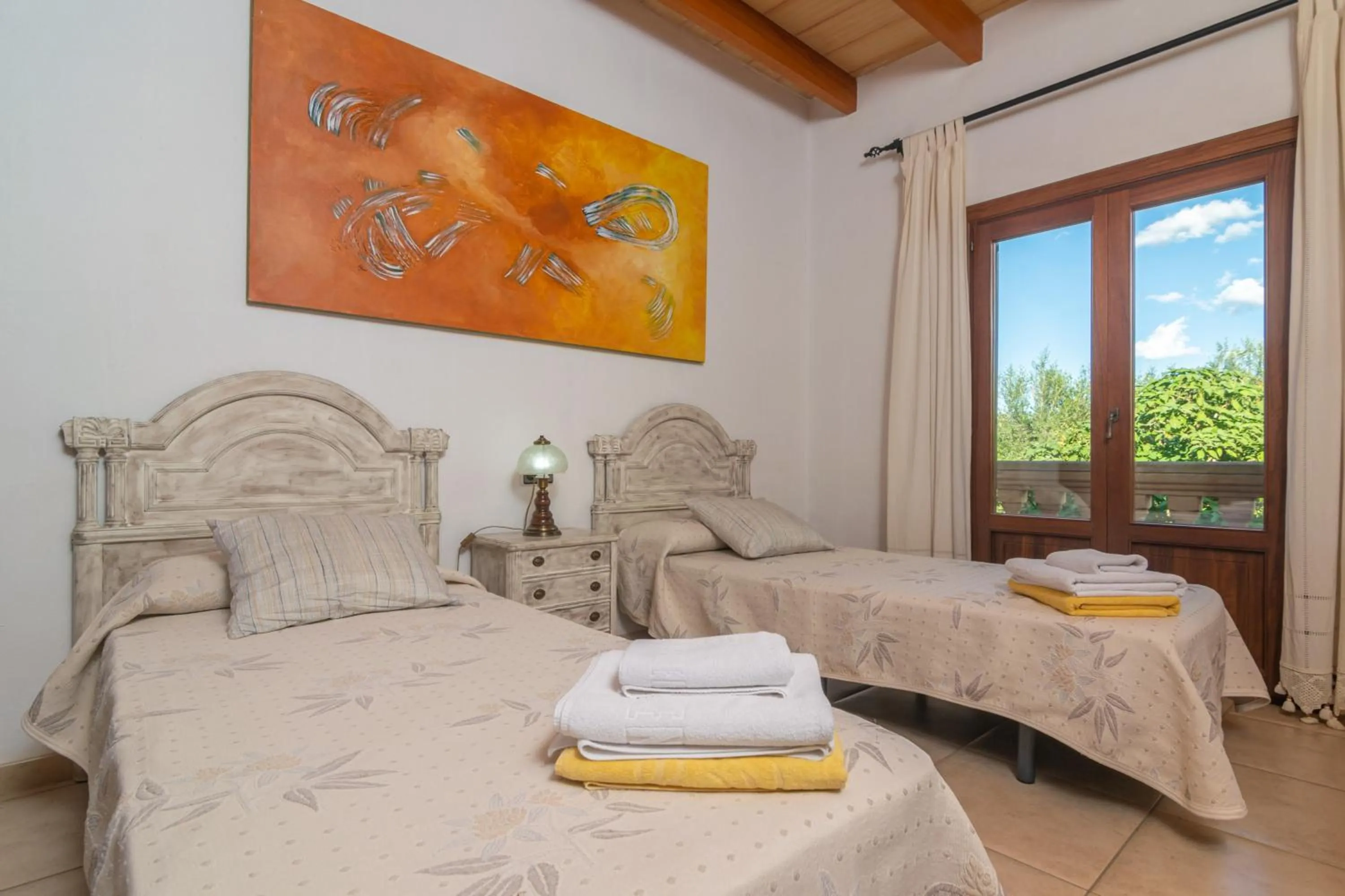 Bedroom, Bed in Ca'n Berguins