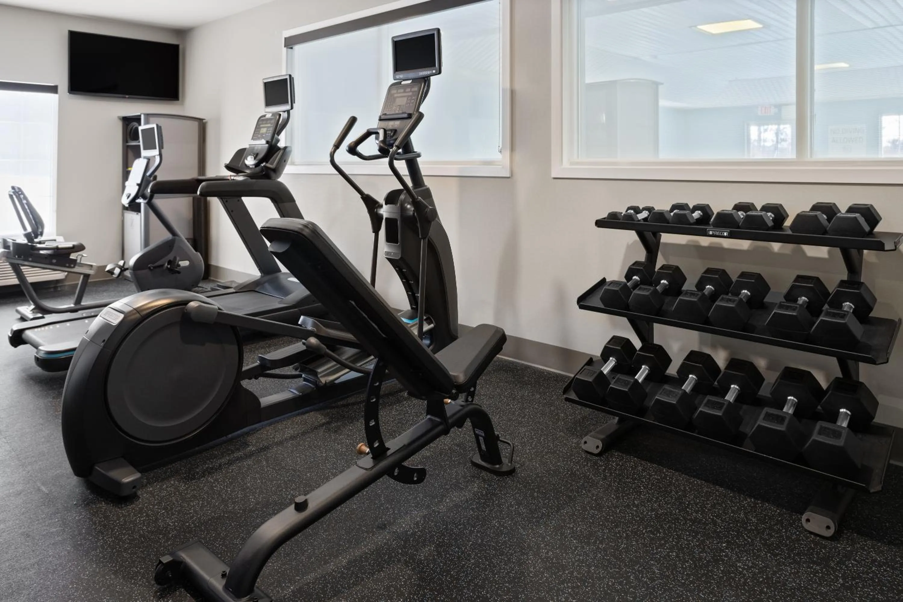 Fitness centre/facilities in Holiday Inn Express Hotel & Suites Brattleboro by IHG