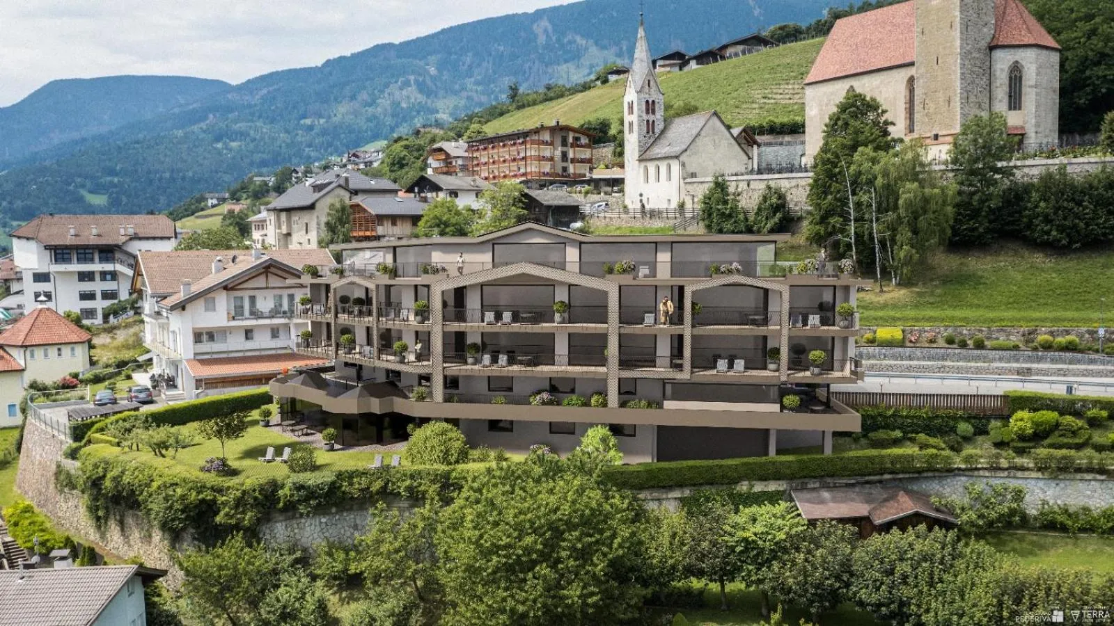 Property building in EGGER Apartments & Suites