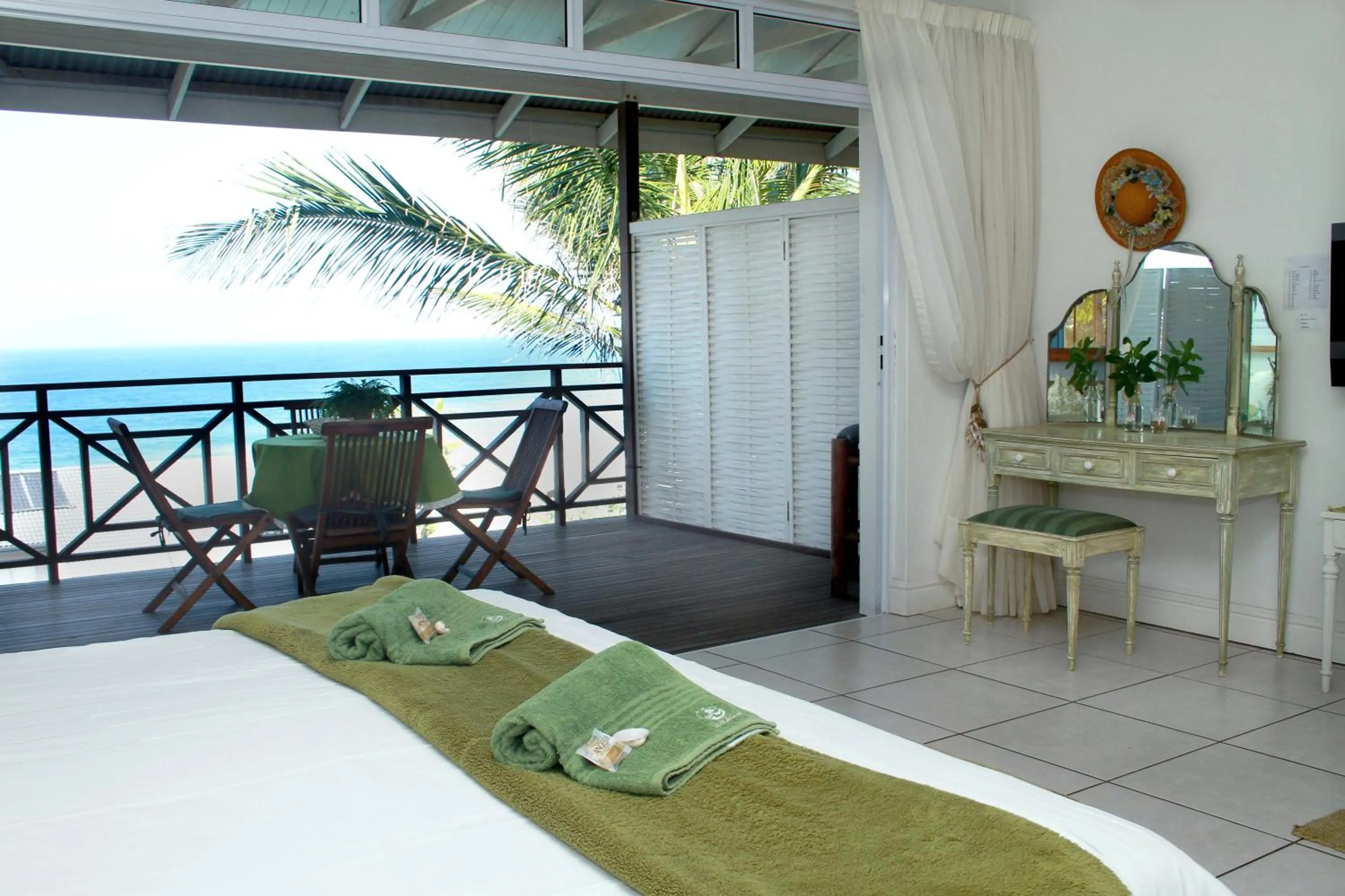 Sea view, Bed in Shaka's Seat Guesthouse