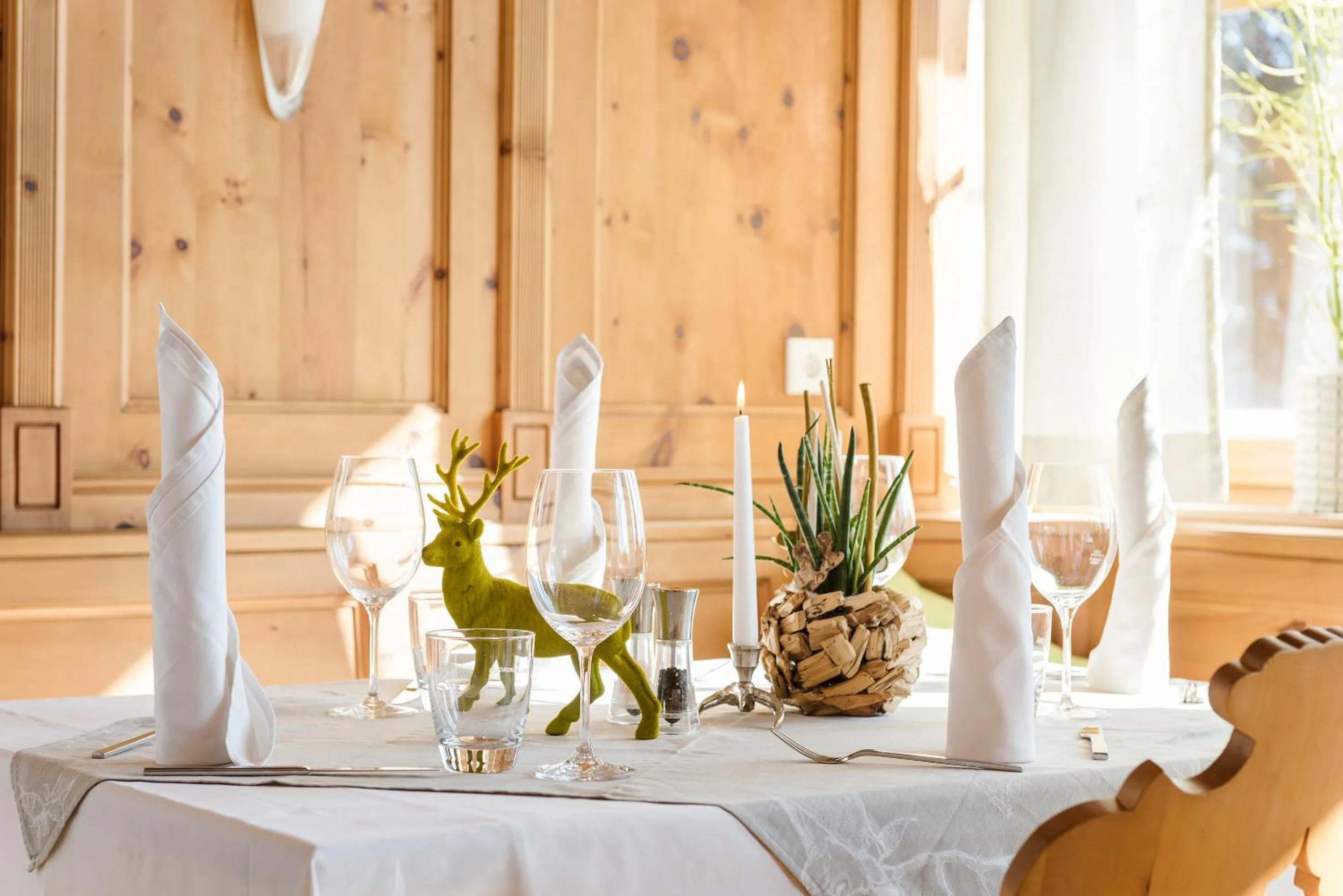 Dining area in Hotel Saliter Hof