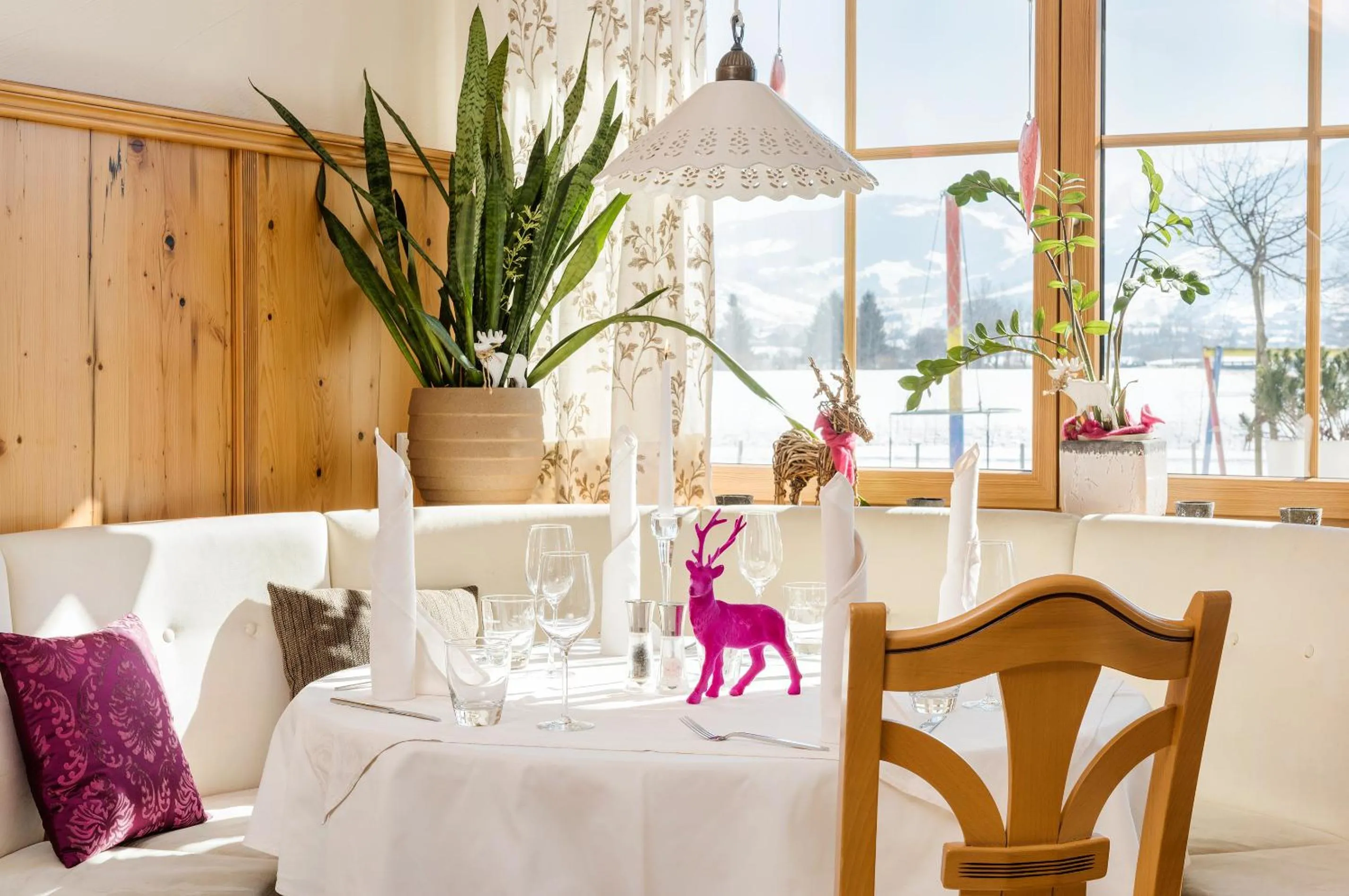 Dining area in Hotel Saliter Hof