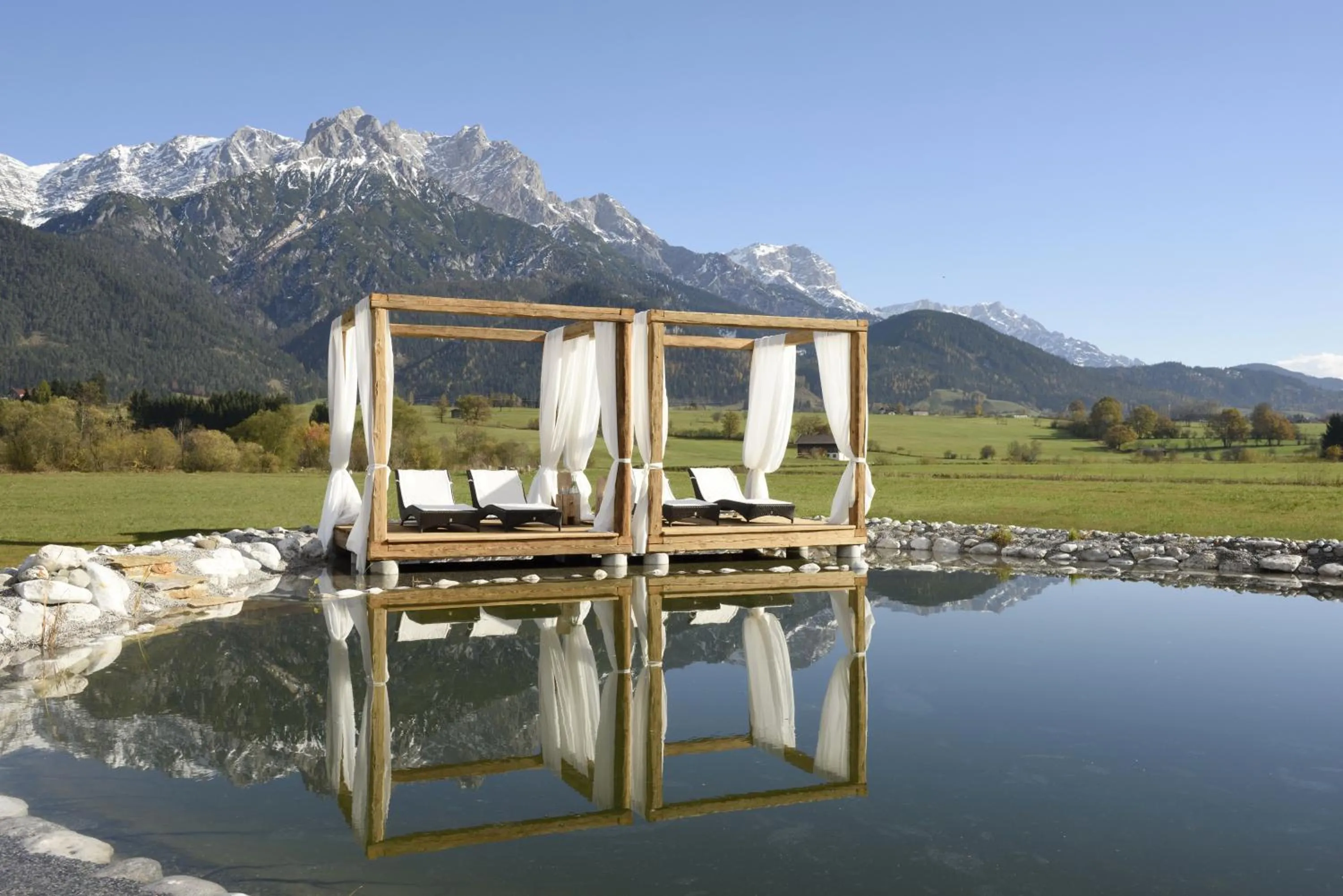 Swimming pool in Hotel Saliter Hof