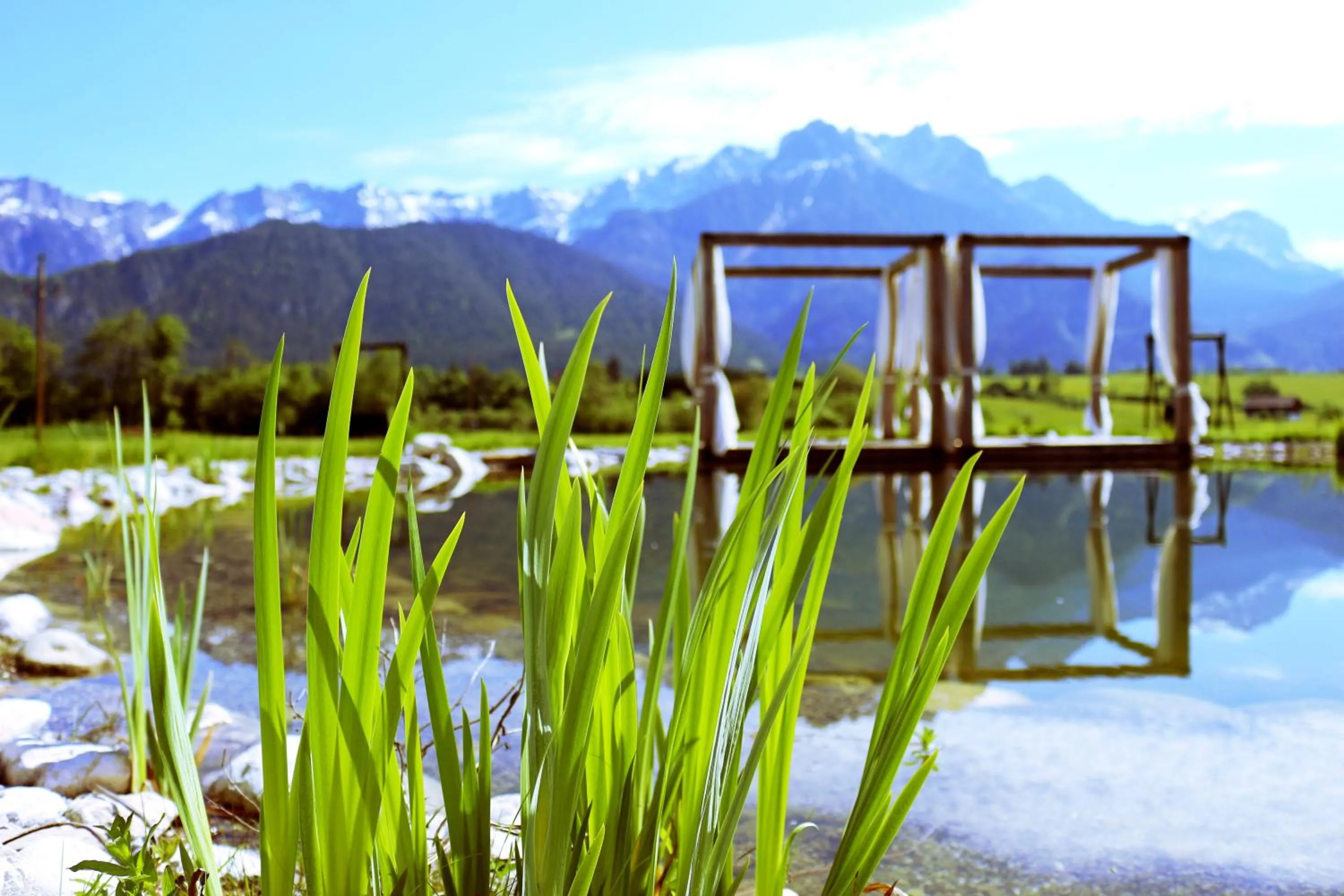 Lake view in Hotel Saliter Hof