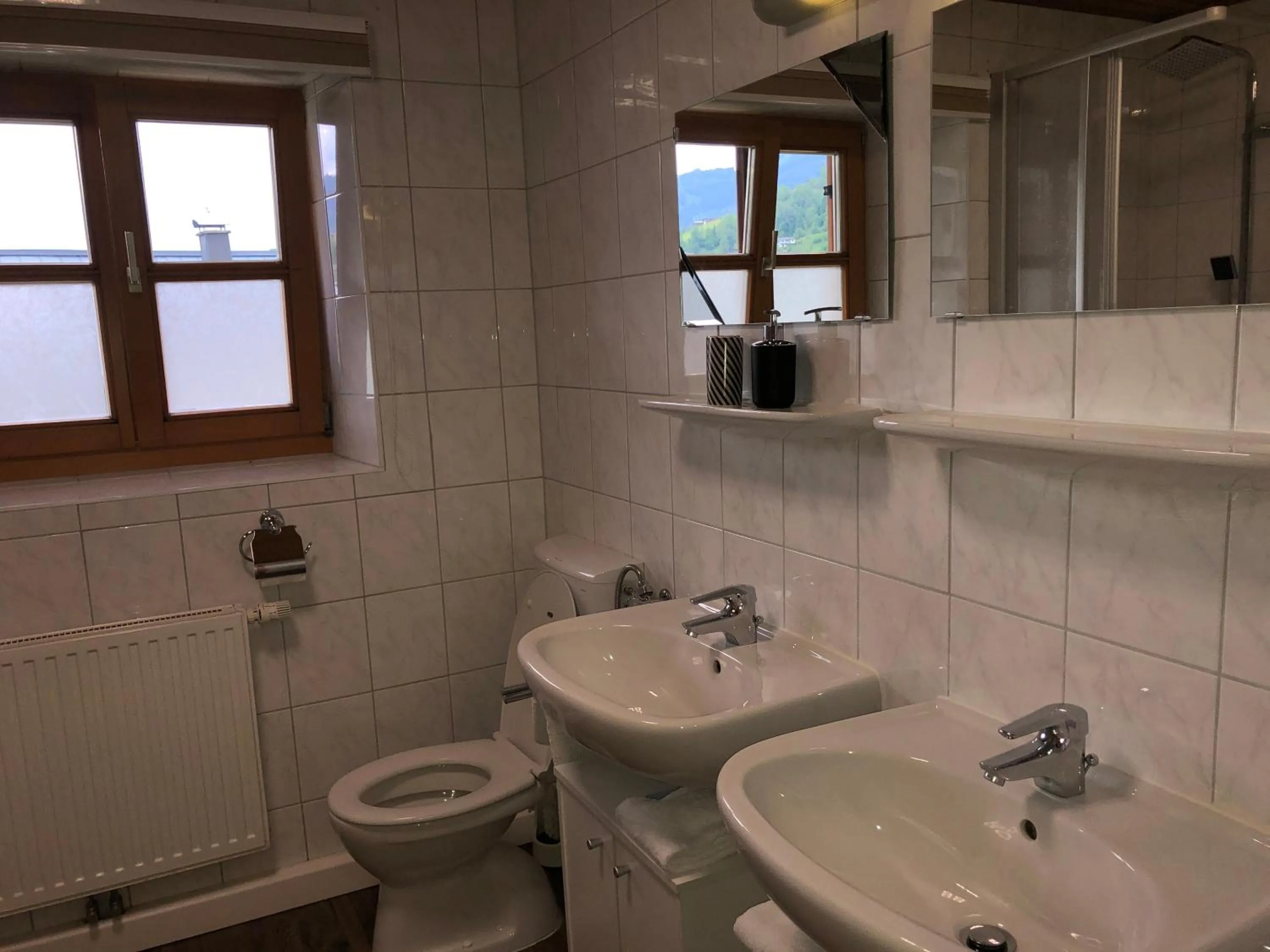 Bathroom in Familienappartements Eder - Free entry to Tauern SPA Kaprun included