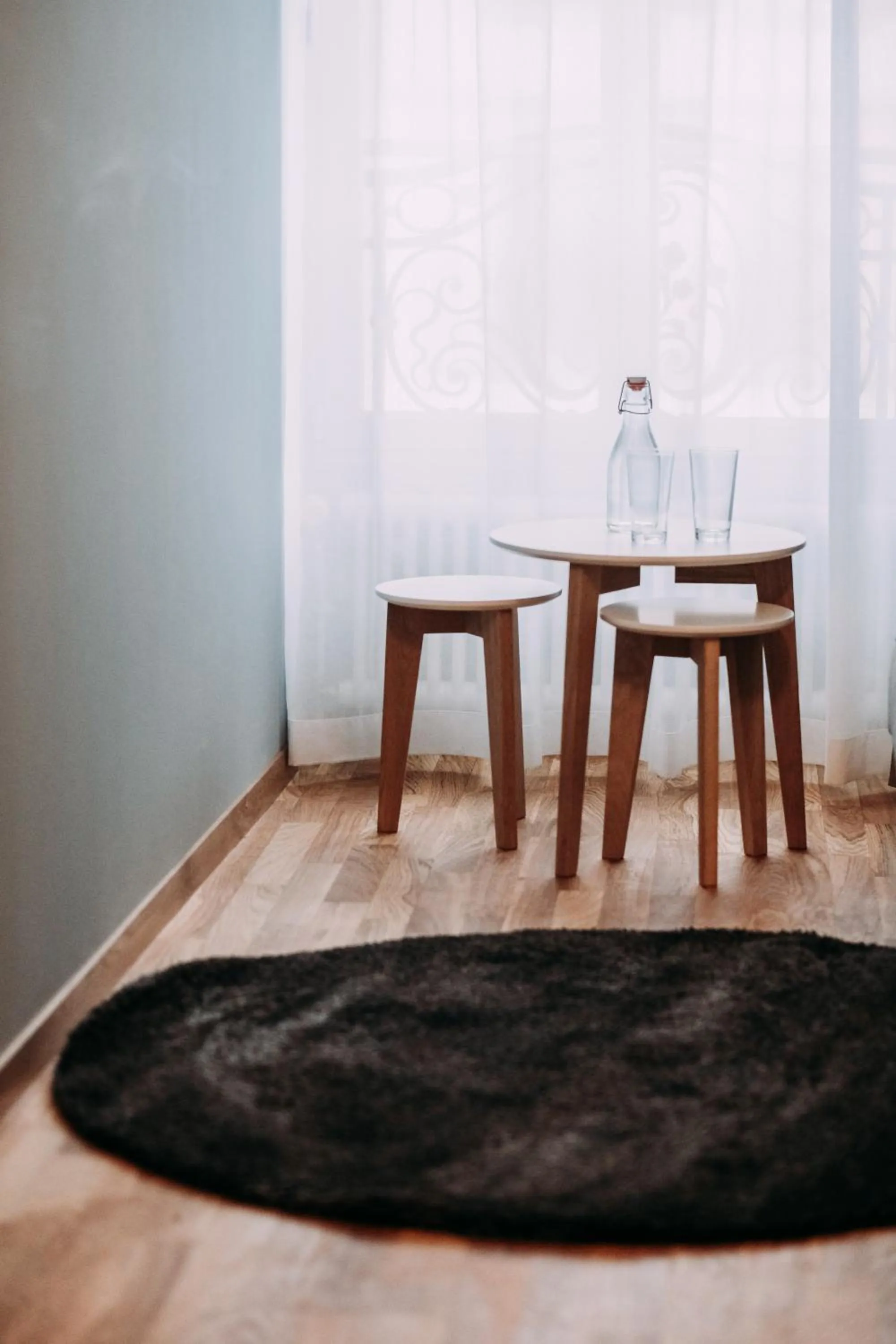 Seating area in ADLER Boutique Hotel