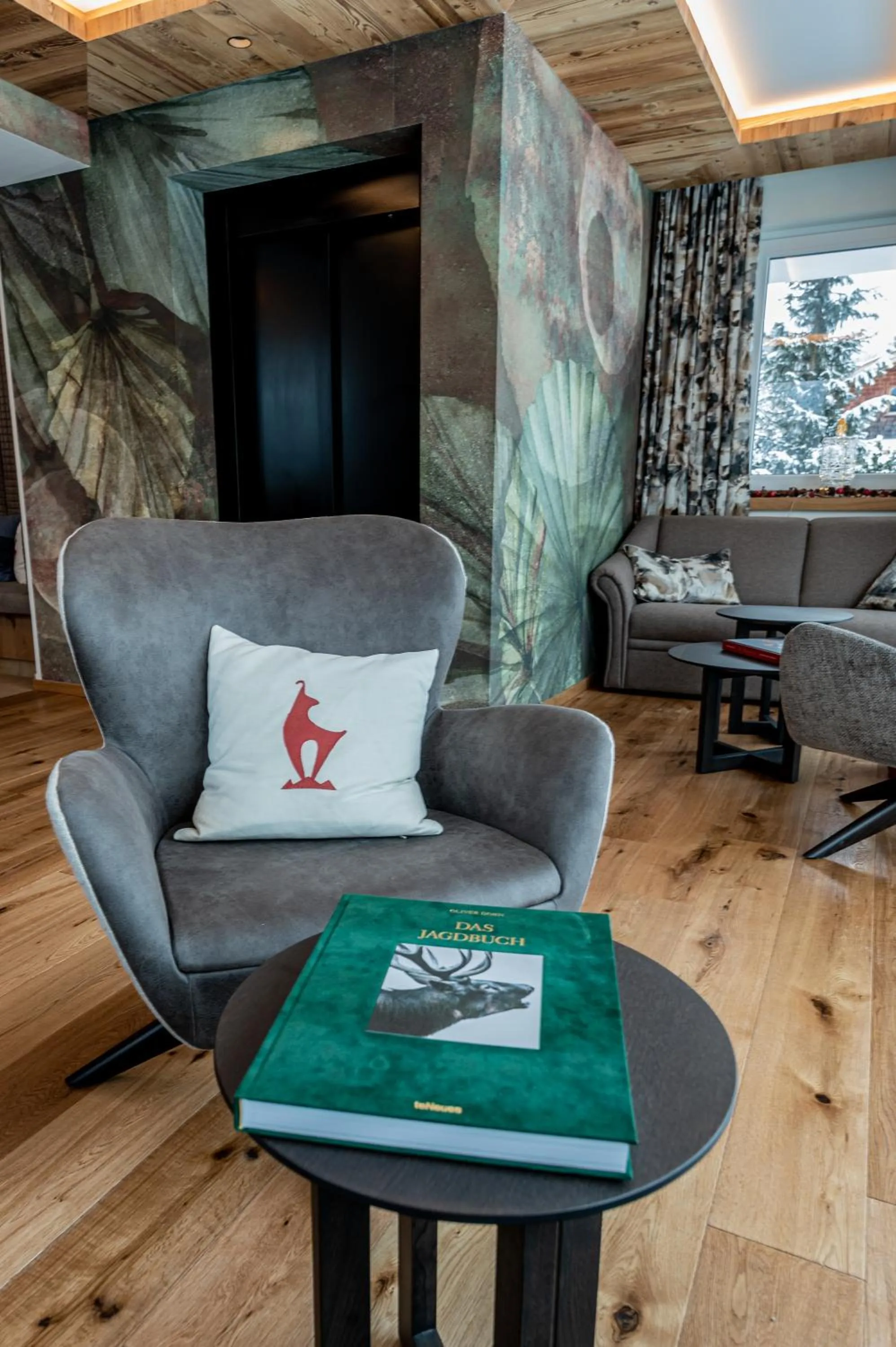 Lobby or reception in Hotel Garni Entstrasser