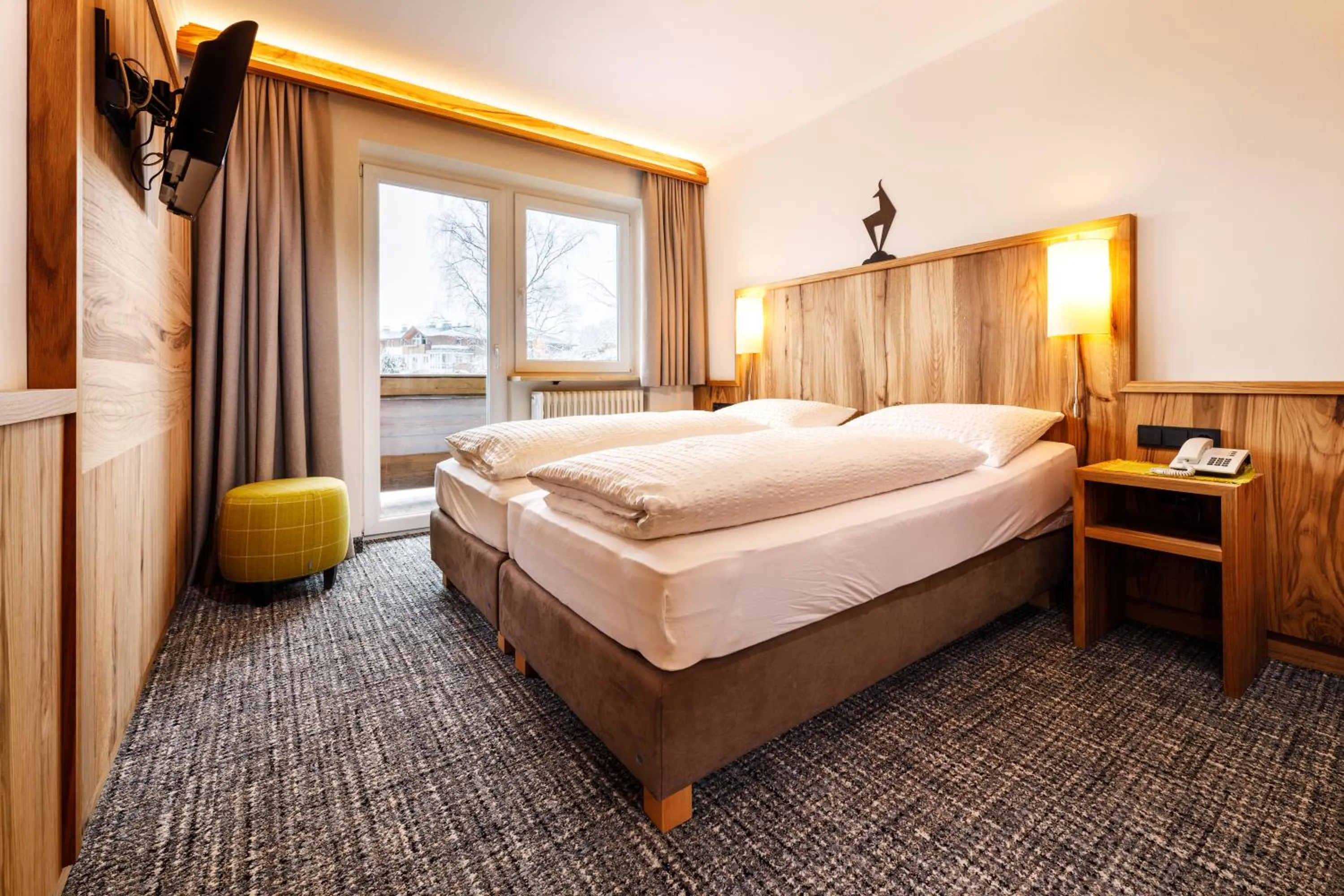 Bed in Hotel Garni Entstrasser