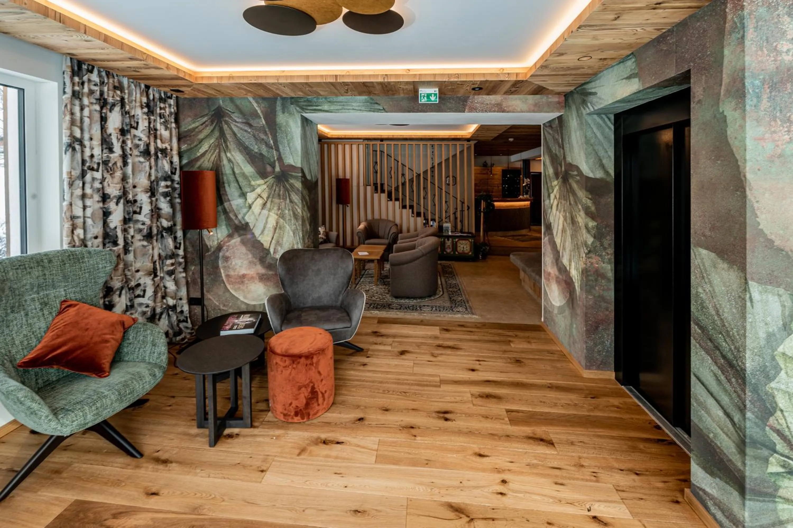 Lobby or reception in Hotel Garni Entstrasser