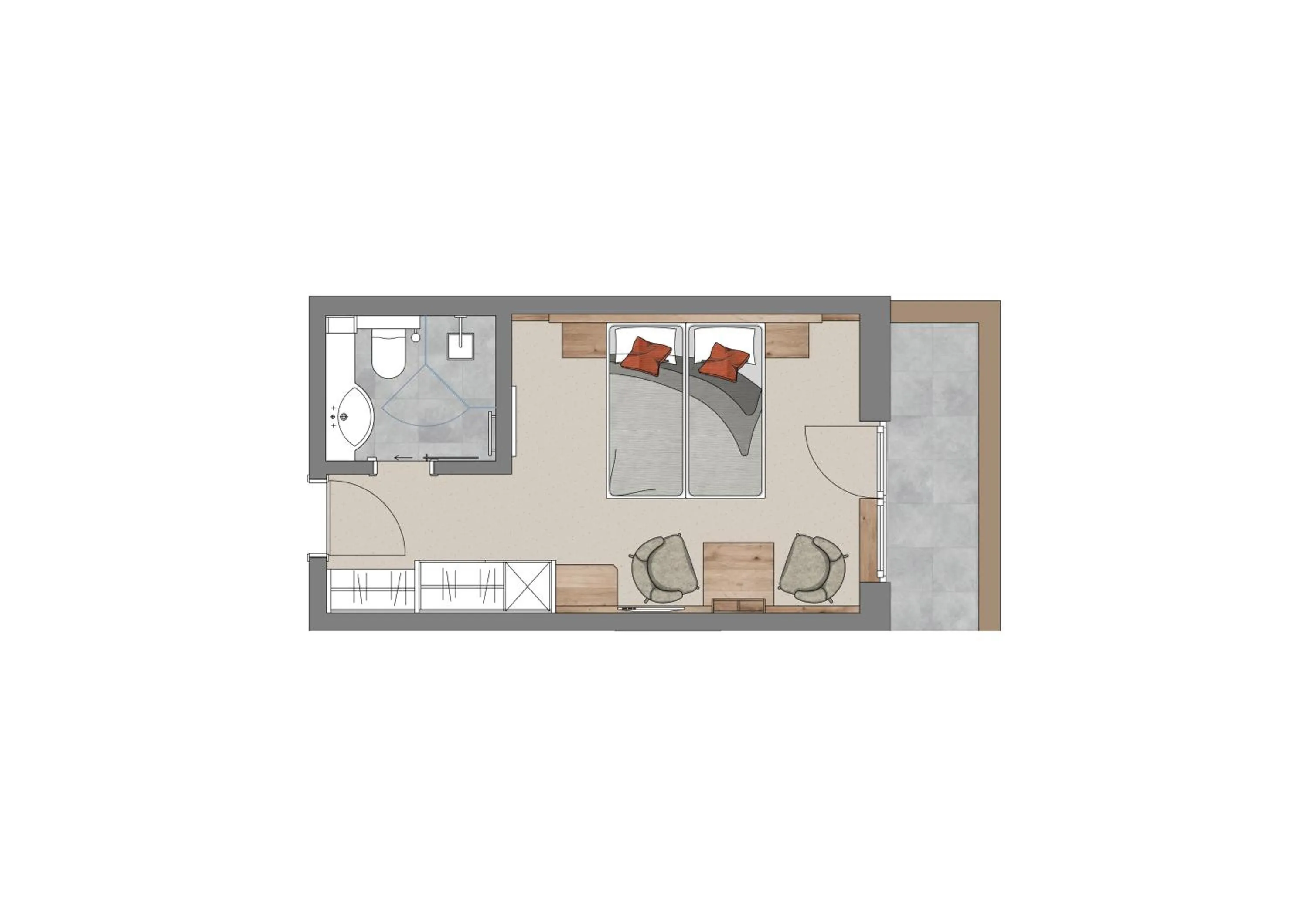 Photo of the whole room in Hotel Garni Entstrasser