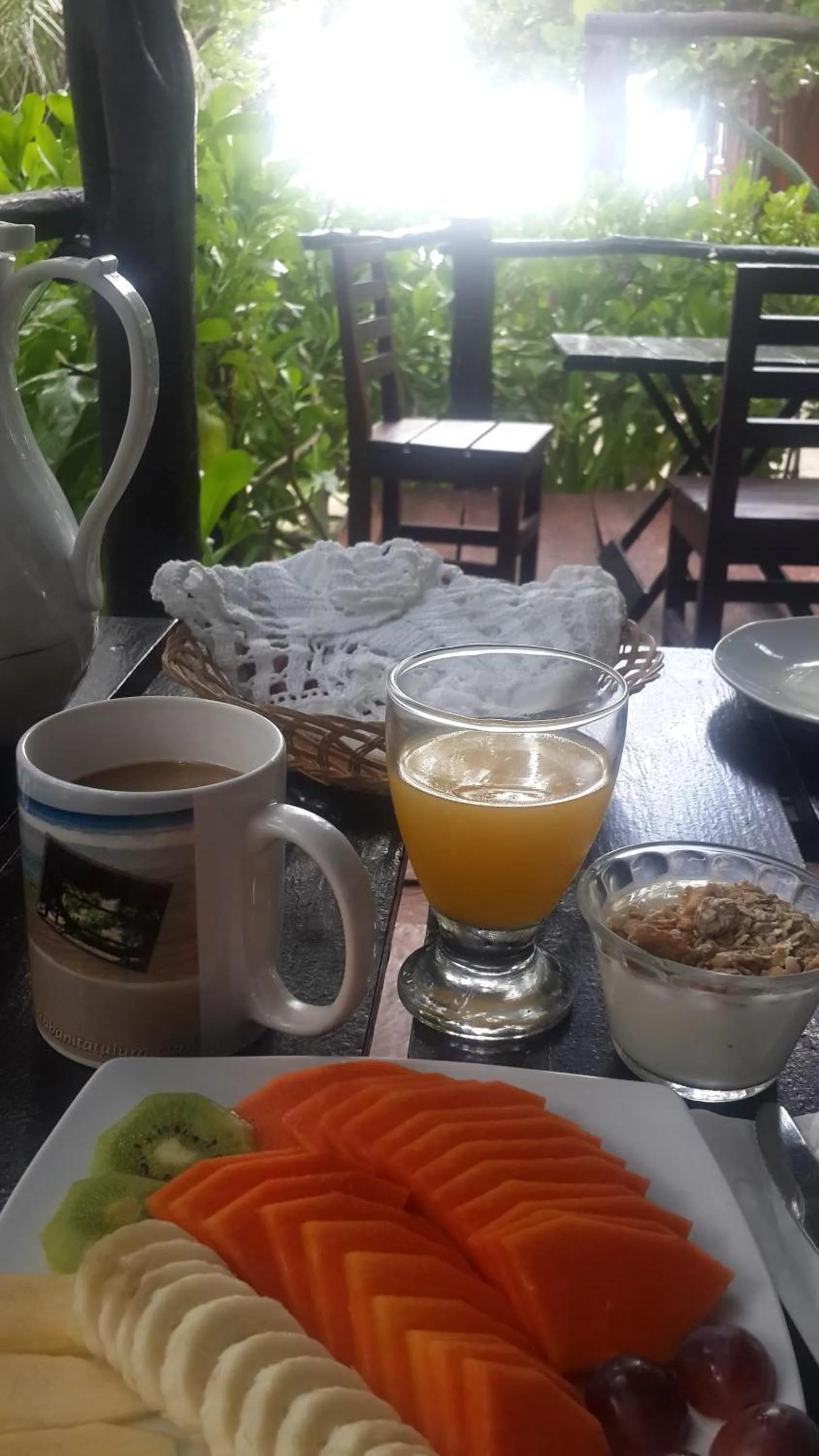 Breakfast in Chancabañita Tulum