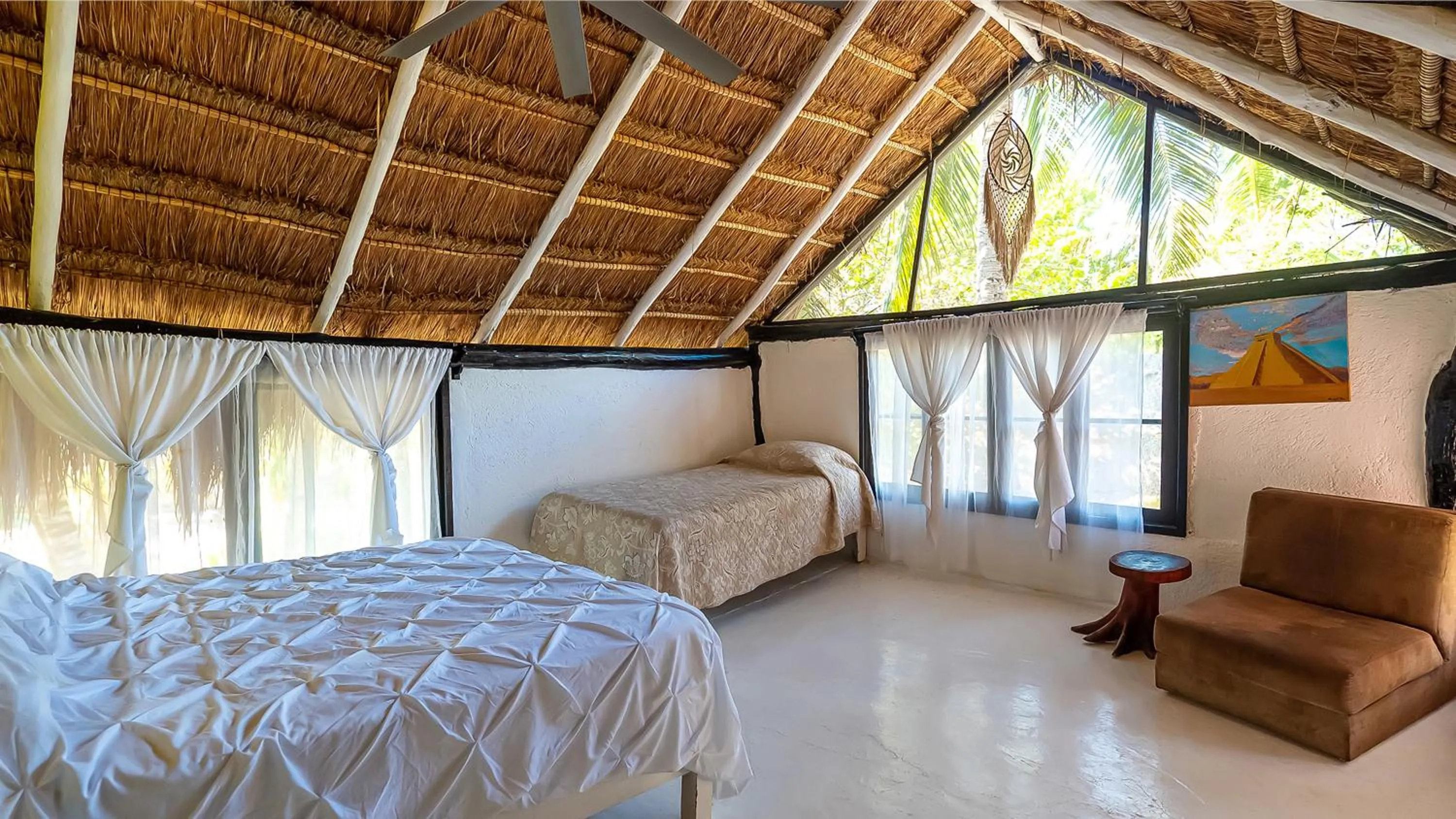 Bedroom, Bed in Chancabañita Tulum