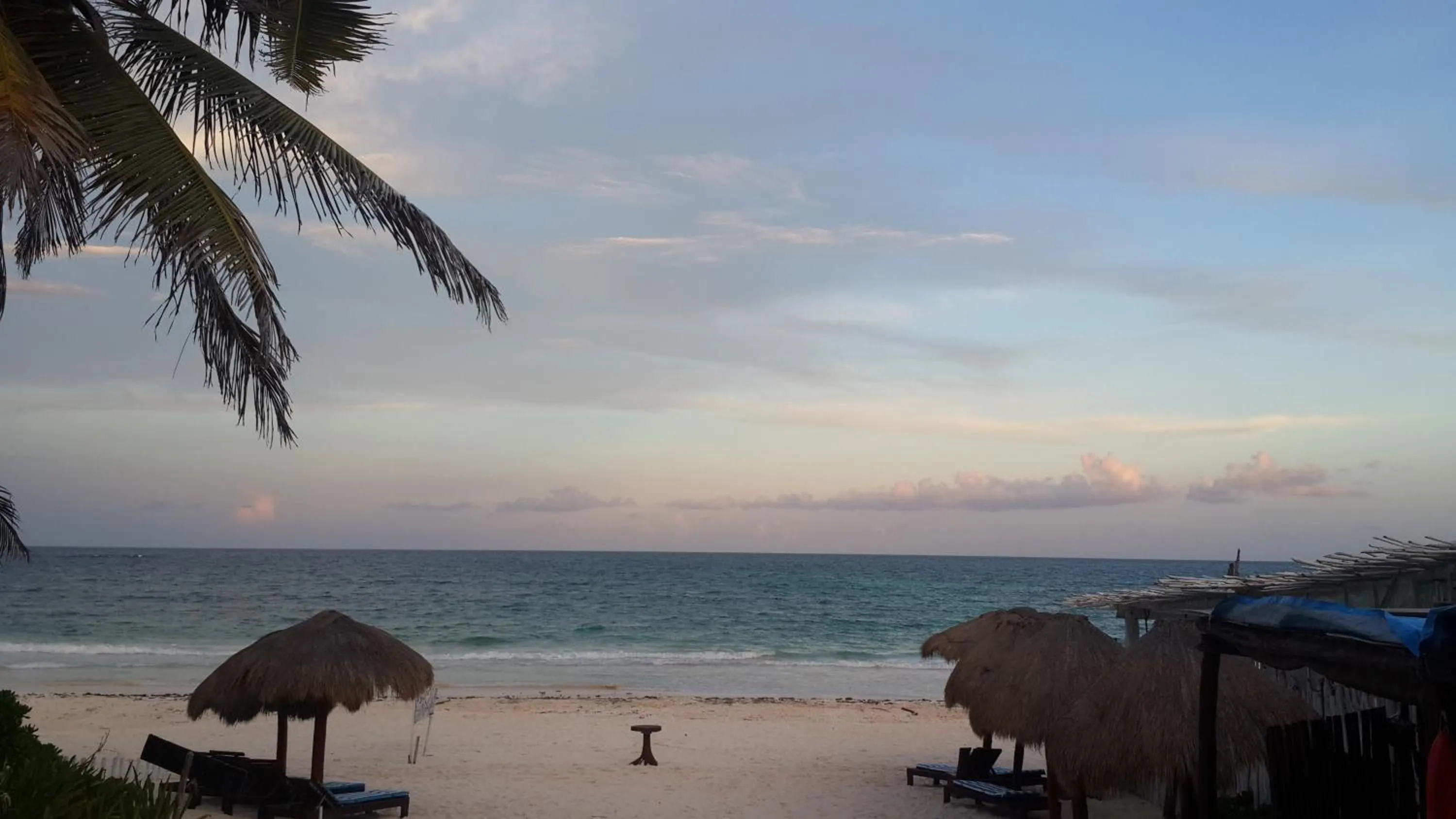 Beach in Chancabañita Tulum