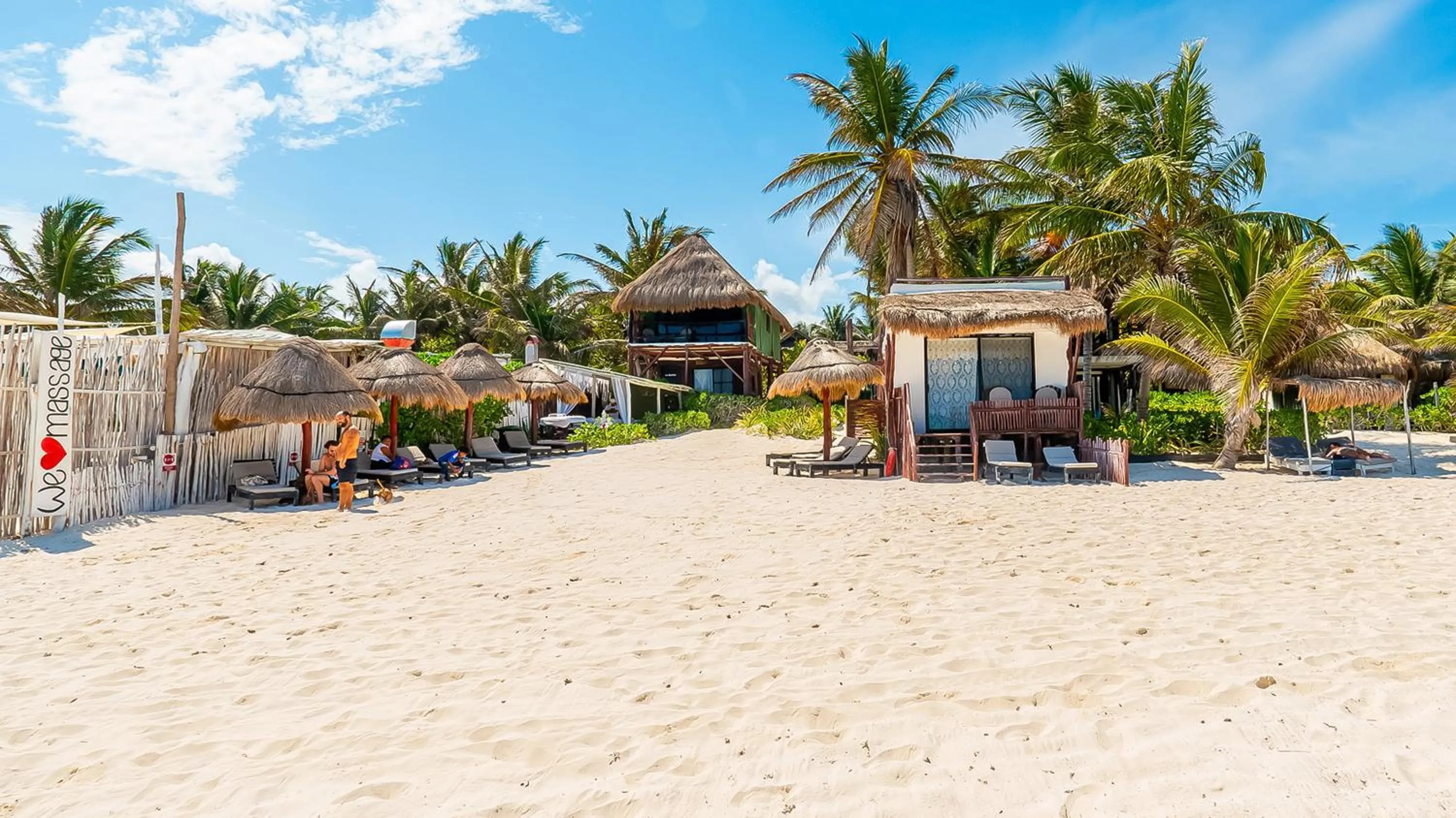 Beach in Chancabañita Tulum
