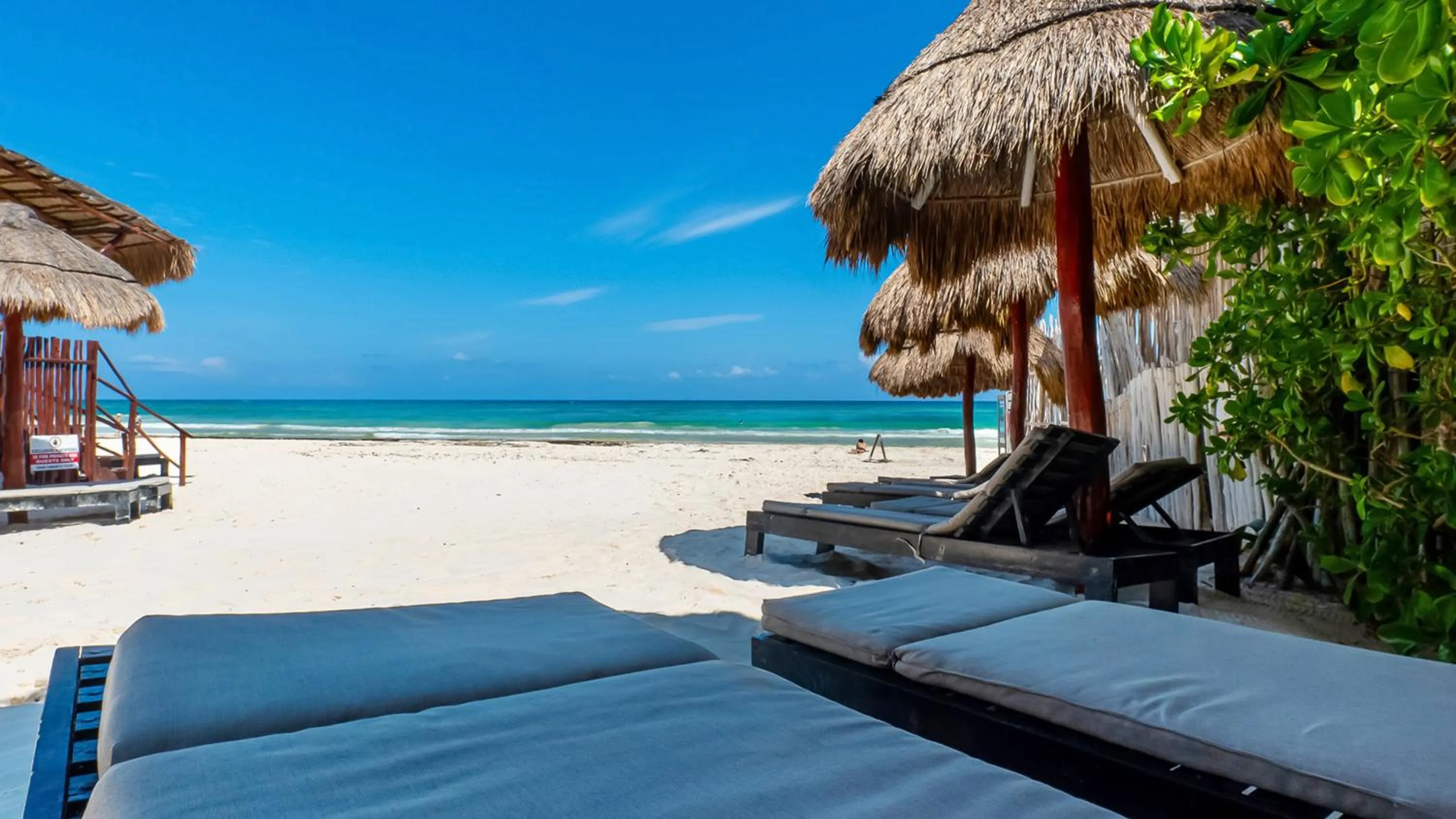 Beach in Chancabañita Tulum
