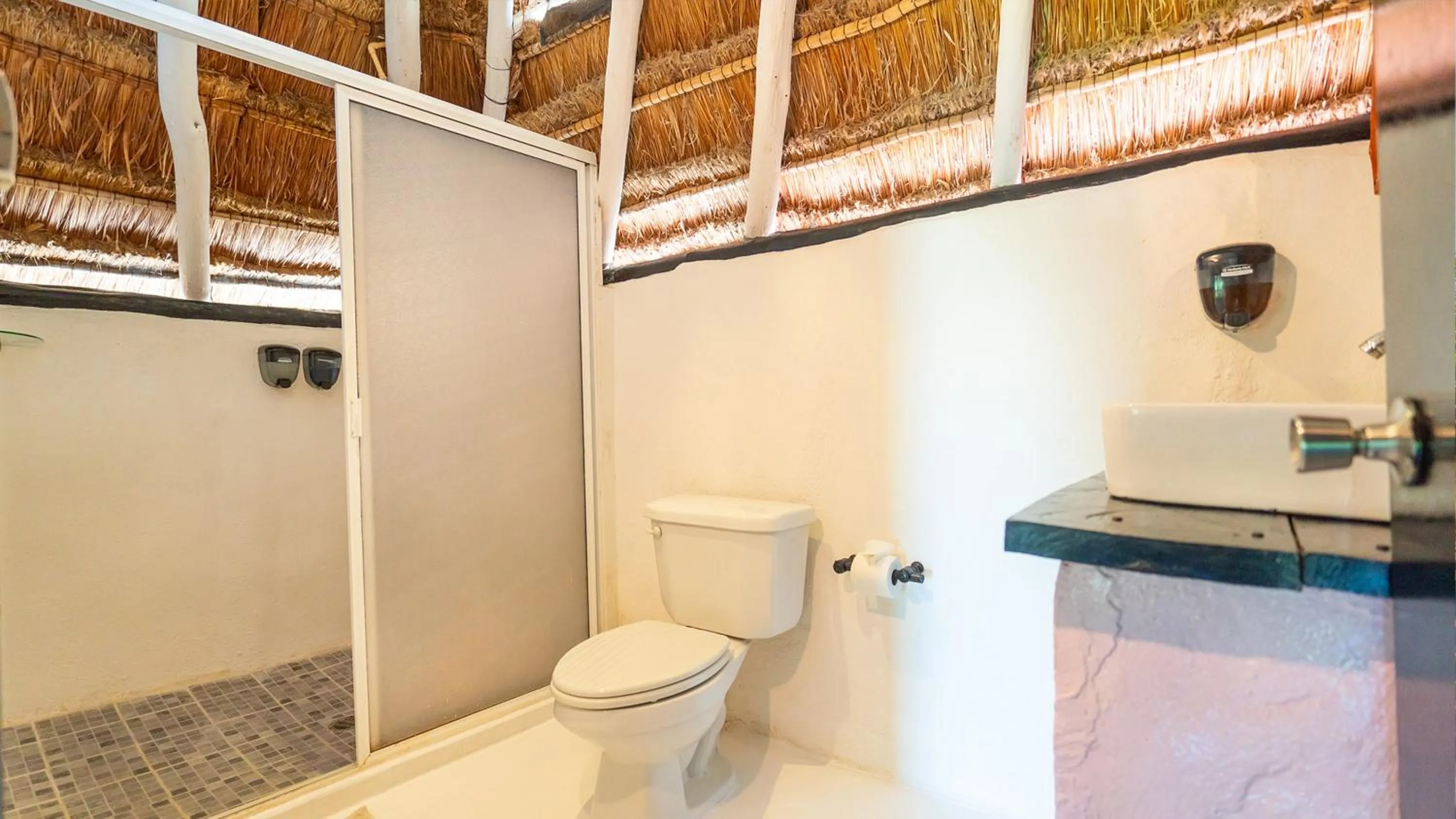 Bathroom in Chancabañita Tulum