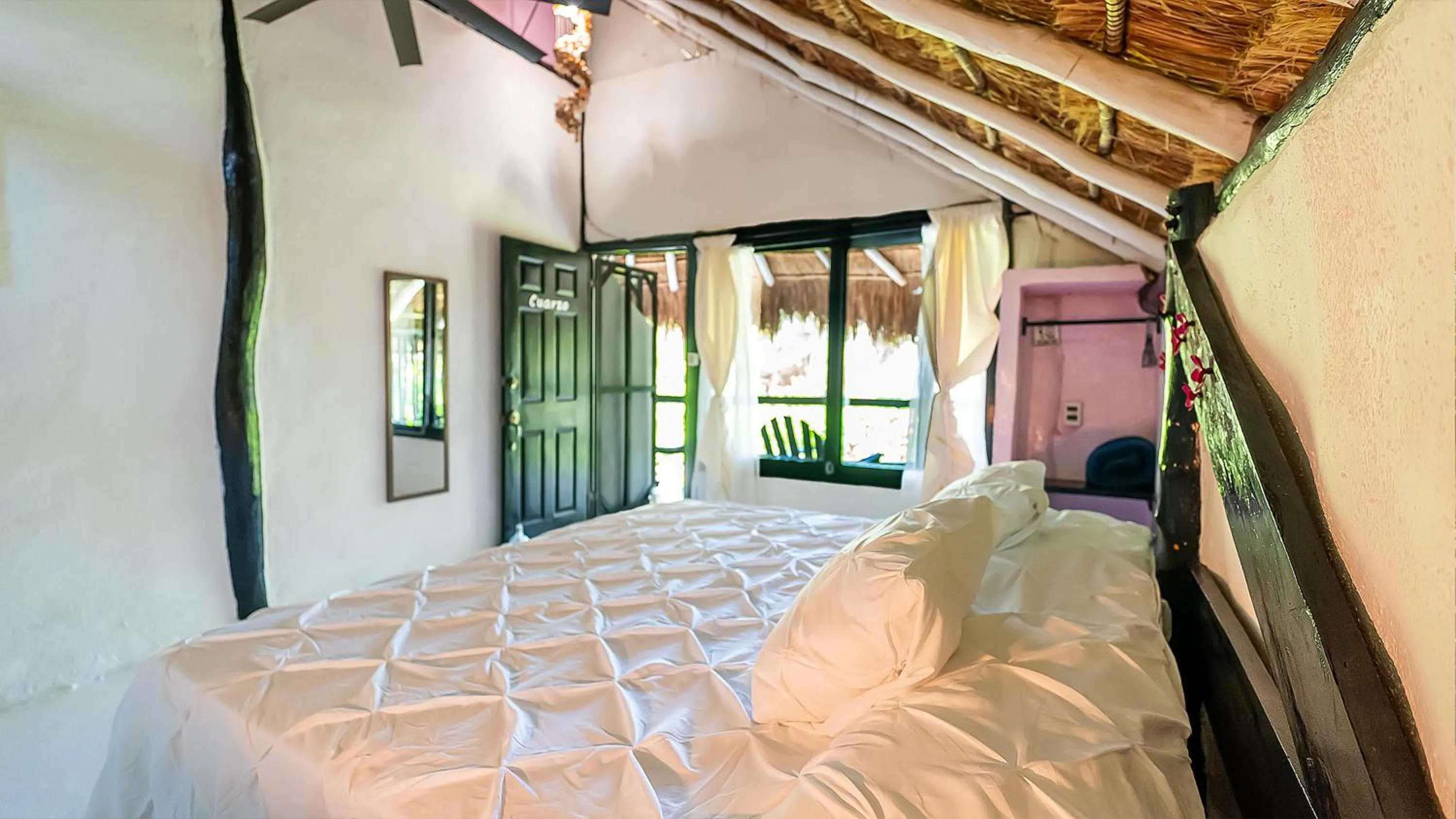 Bedroom, Bed in Chancabañita Tulum