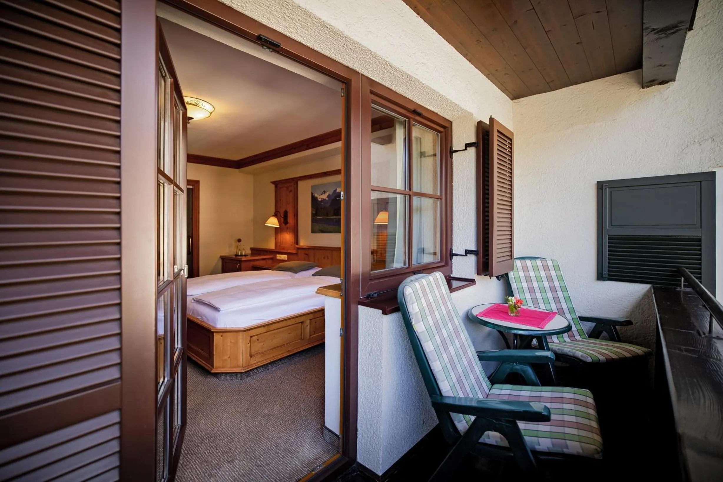 Balcony/Terrace, Bed in Eggerwirt Kitzbühel, Hotel & Restaurant