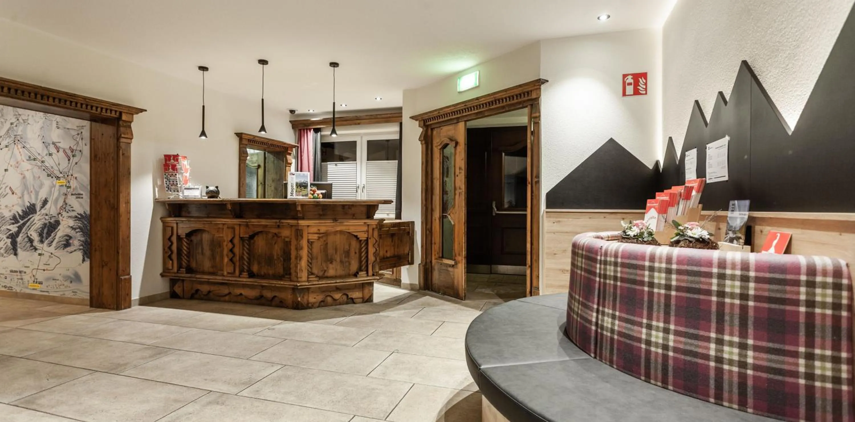 Facade/entrance in first mountain Hotel Ötztal