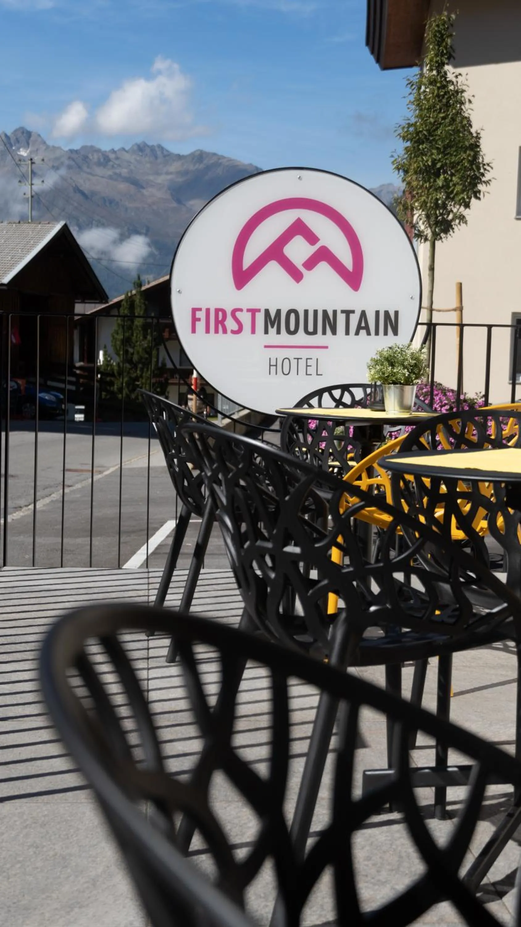 Balcony/Terrace in first mountain Hotel Ötztal