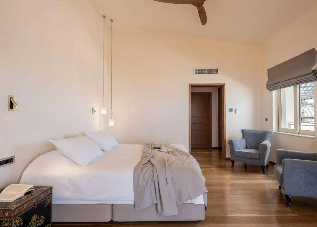 Seating area, Bed in Cretan Dream Resort & Spa