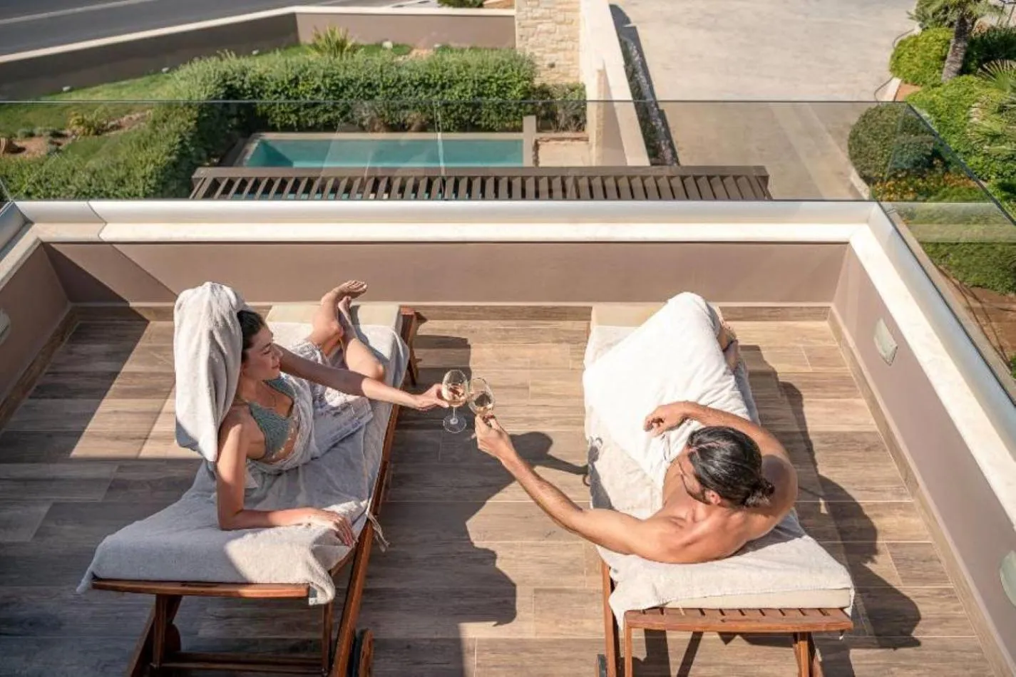 Balcony/Terrace in Cretan Dream Resort & Spa