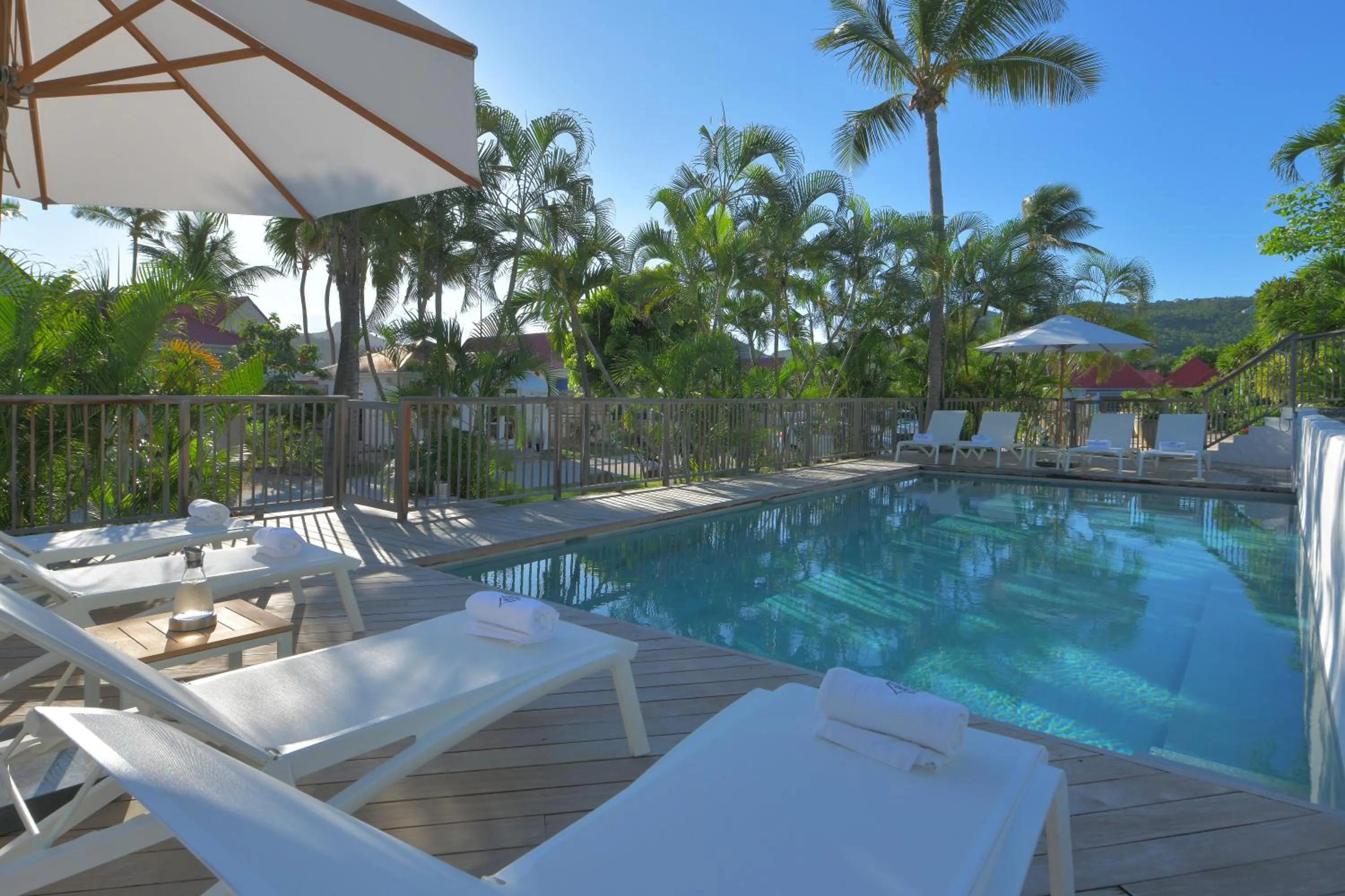 Pool view in Les Ilets De La Plage