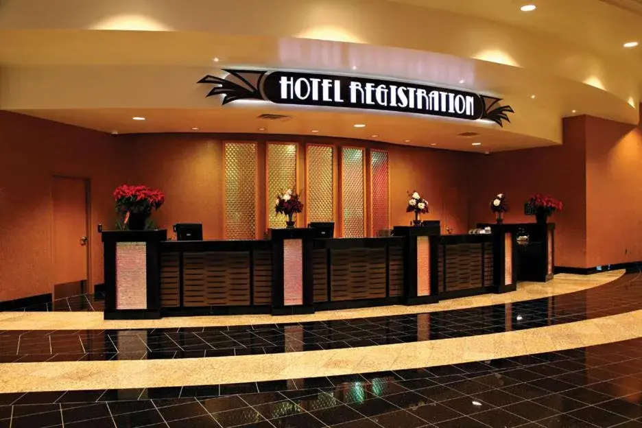 Lobby or reception in Bally's Quad Cities Casino & Hotel Lobby or reception in Bally's Quad Cities Casino & Hotel