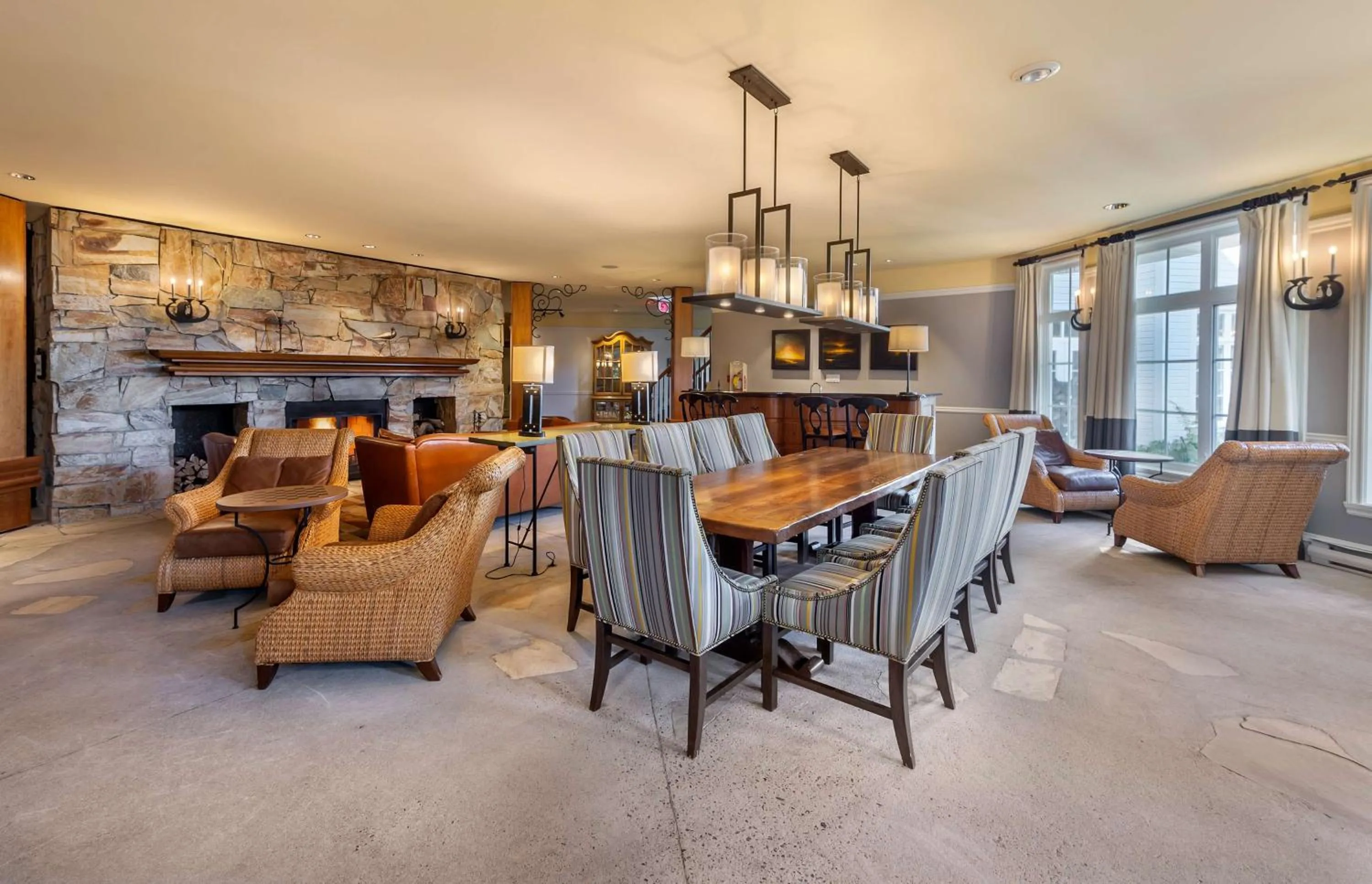 Lobby or reception in Hilton Grand Vacations Club Tremblant Canada