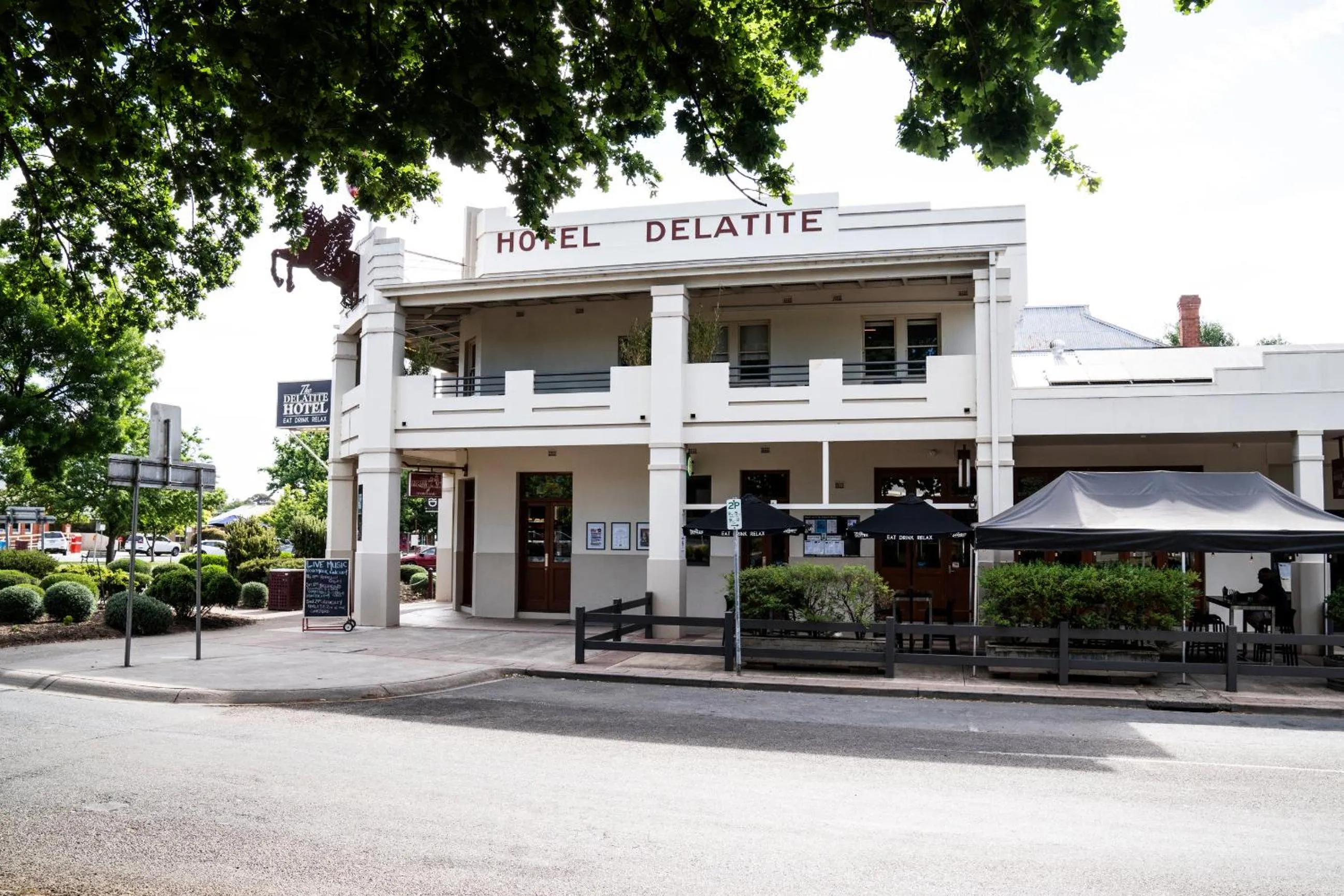 Property building in Delatite Hotel