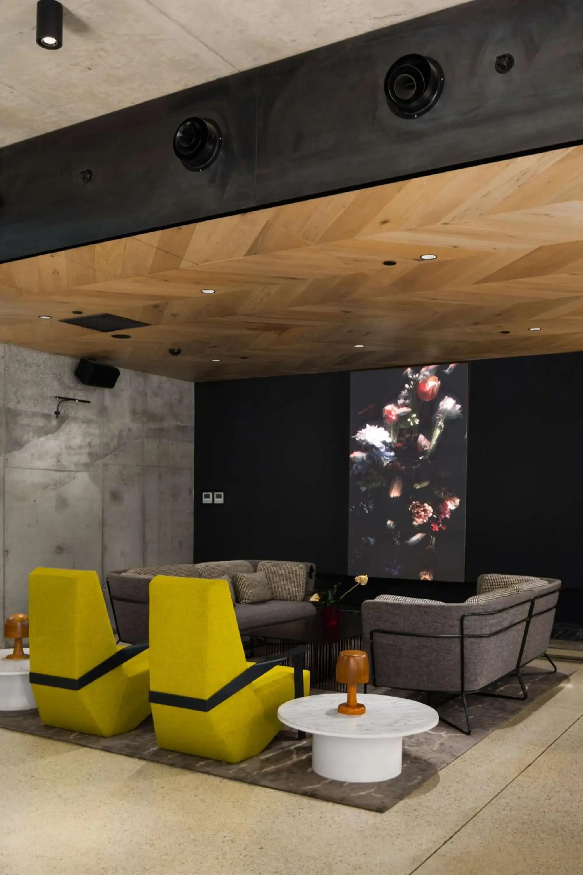 Lobby or reception in QT Melbourne Lobby or reception in QT Melbourne