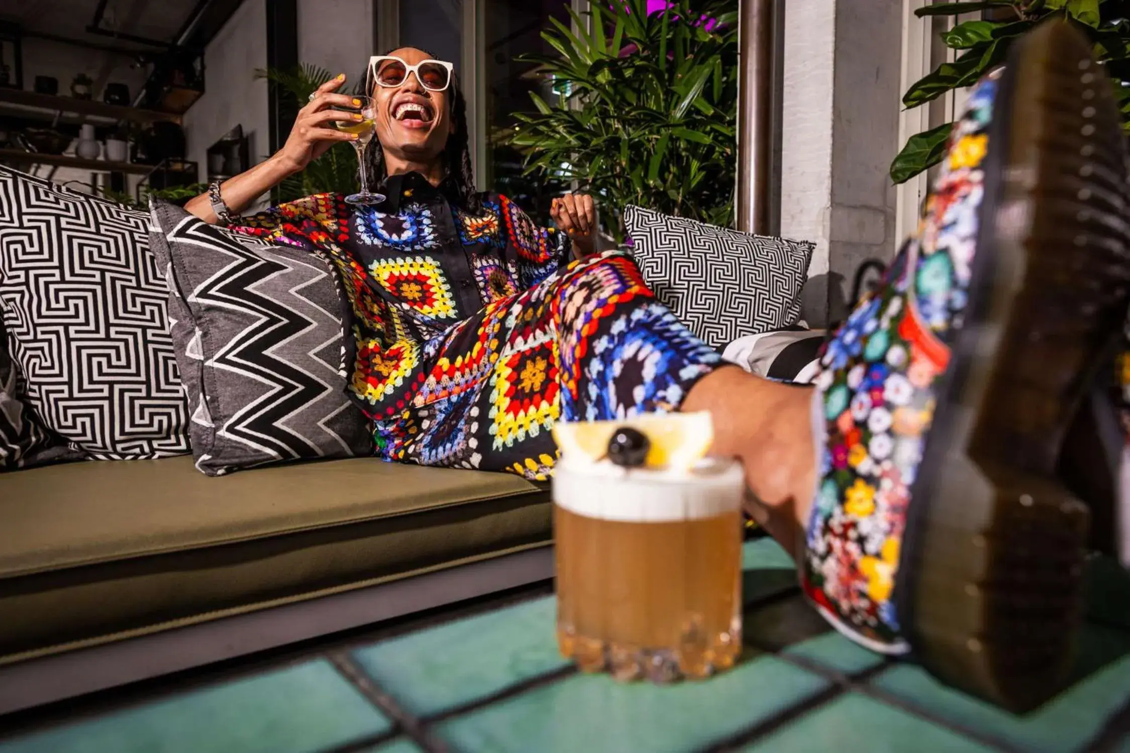 Lounge or bar in QT Melbourne Lounge or bar in QT Melbourne