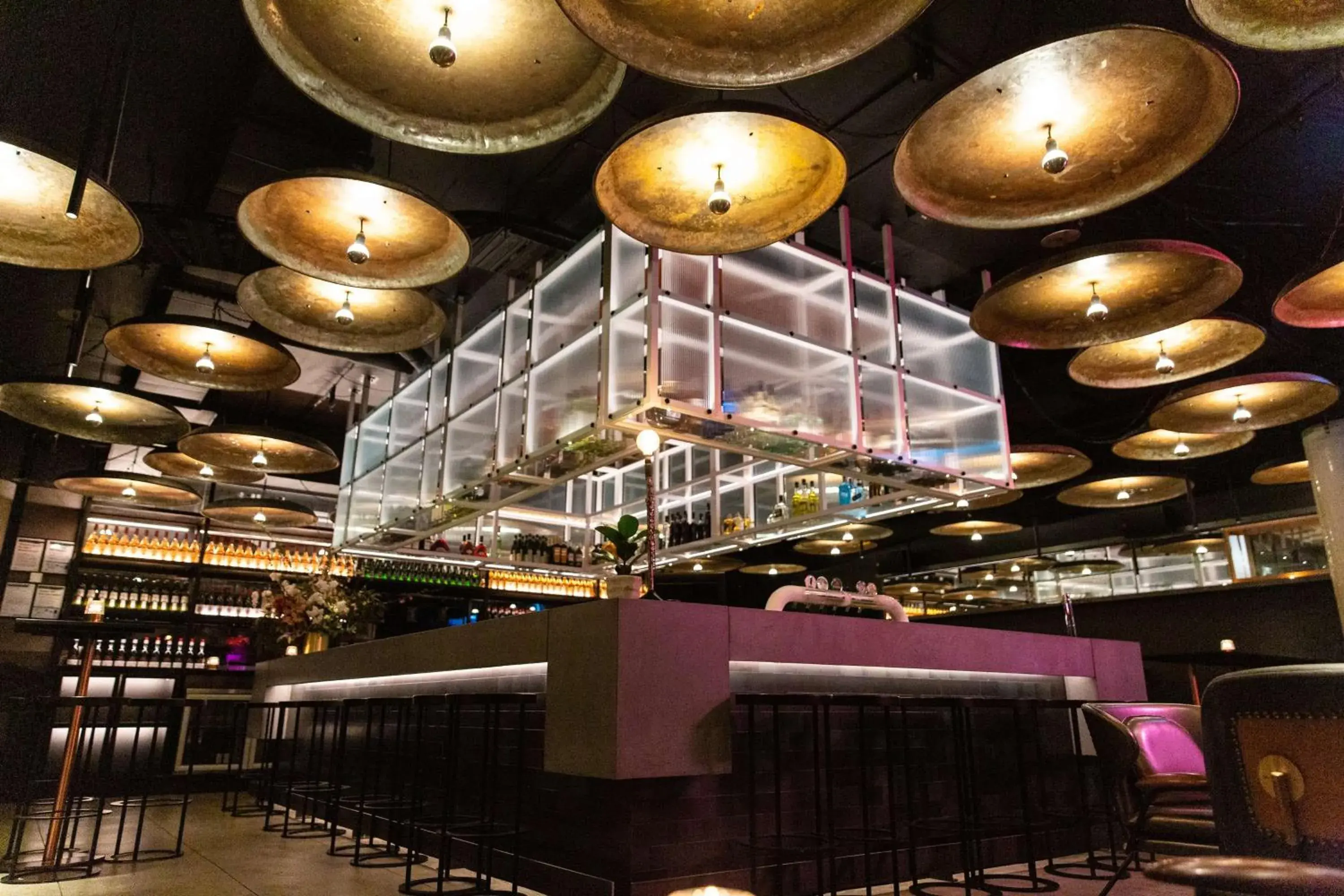 Lounge or bar in QT Melbourne Lounge or bar in QT Melbourne