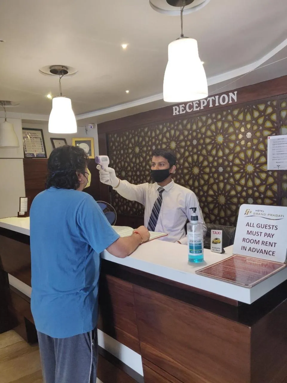 Lobby or reception in Hotel Grand Pragati