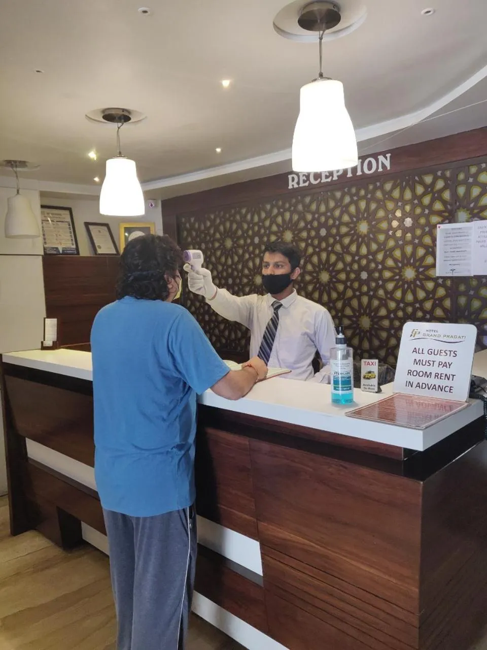 Lobby or reception in Hotel Grand Pragati