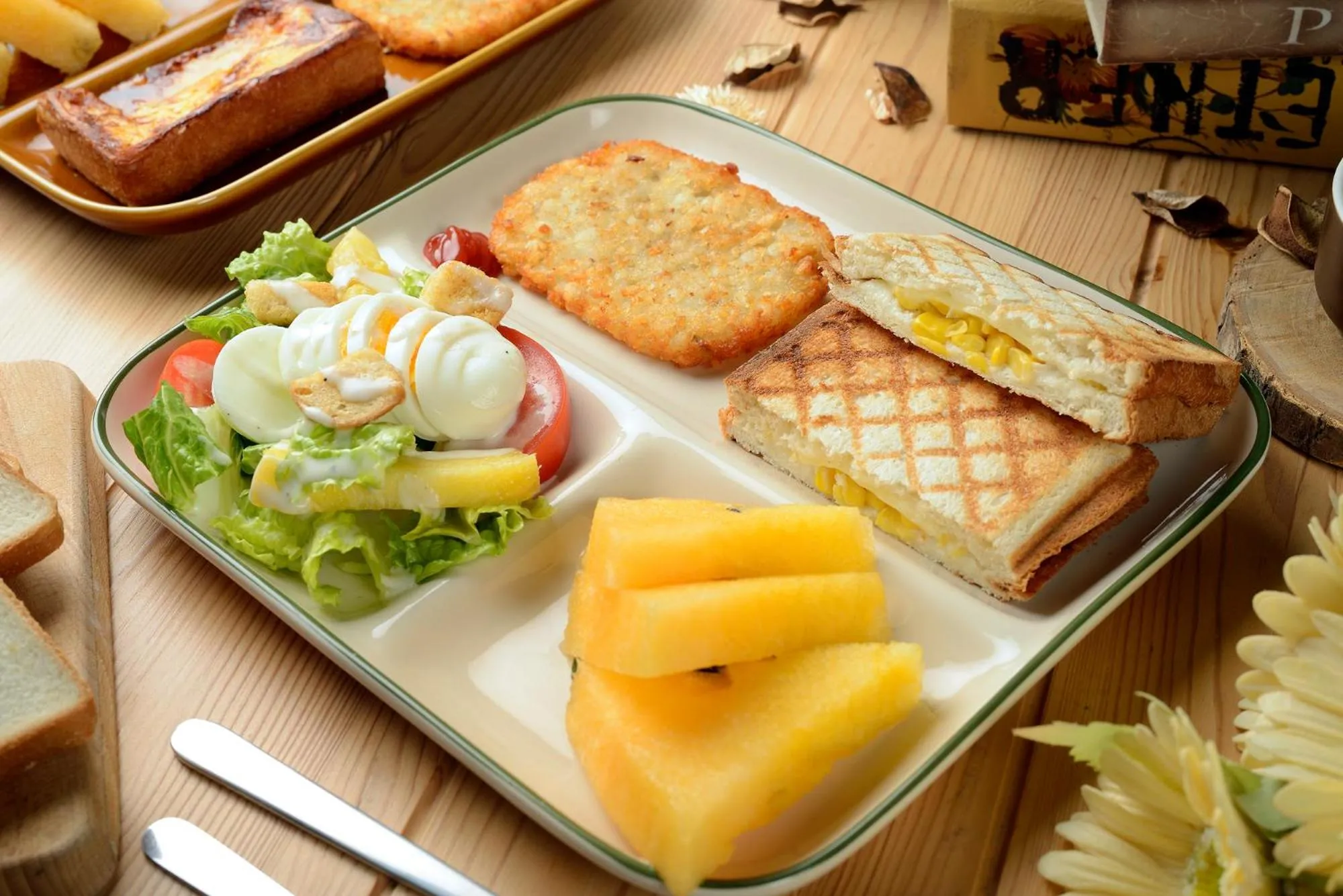 American breakfast in Notting Hill B&B