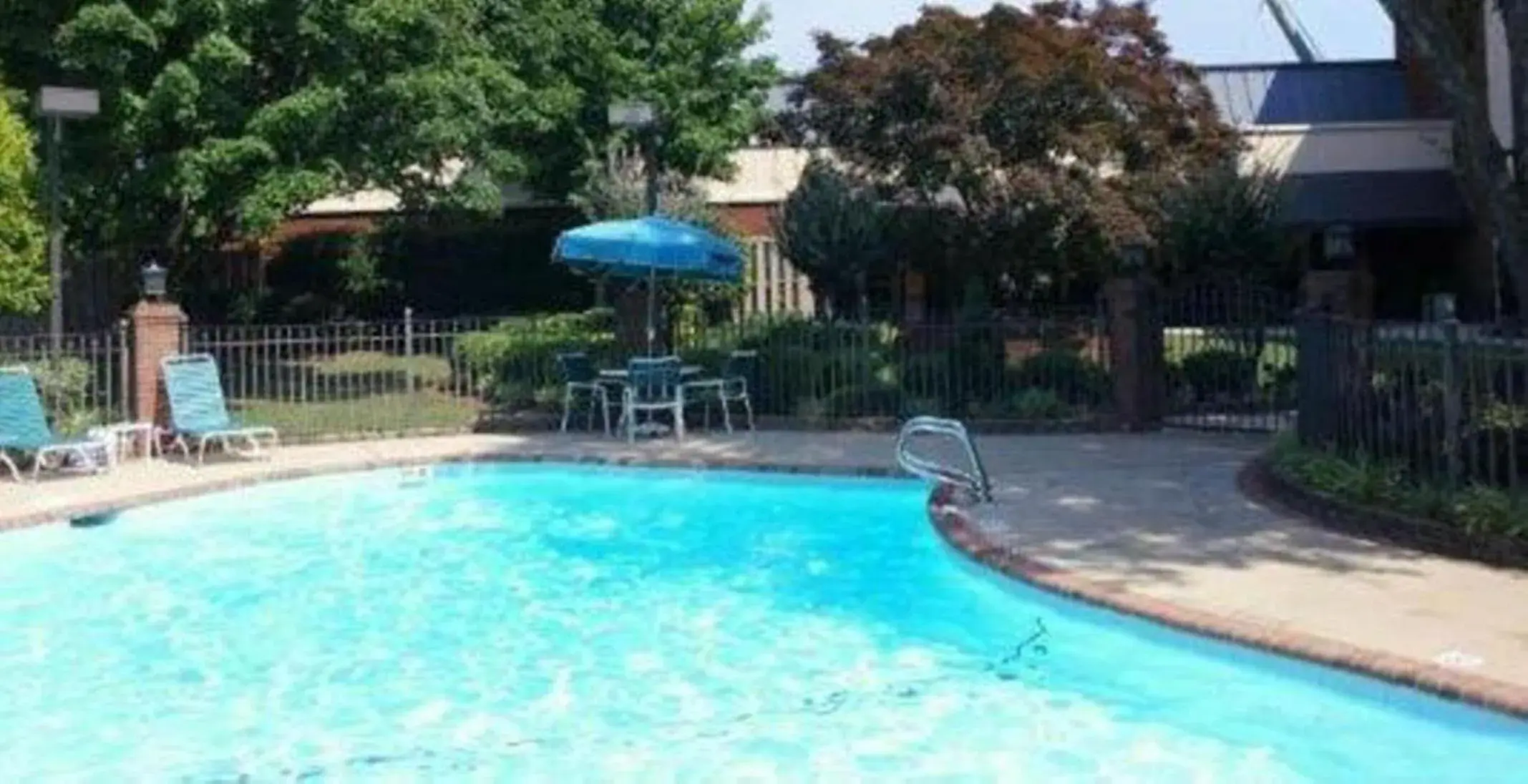 Swimming pool in Ramada by Wyndham Gainesville Swimming pool in Ramada by Wyndham Gainesville