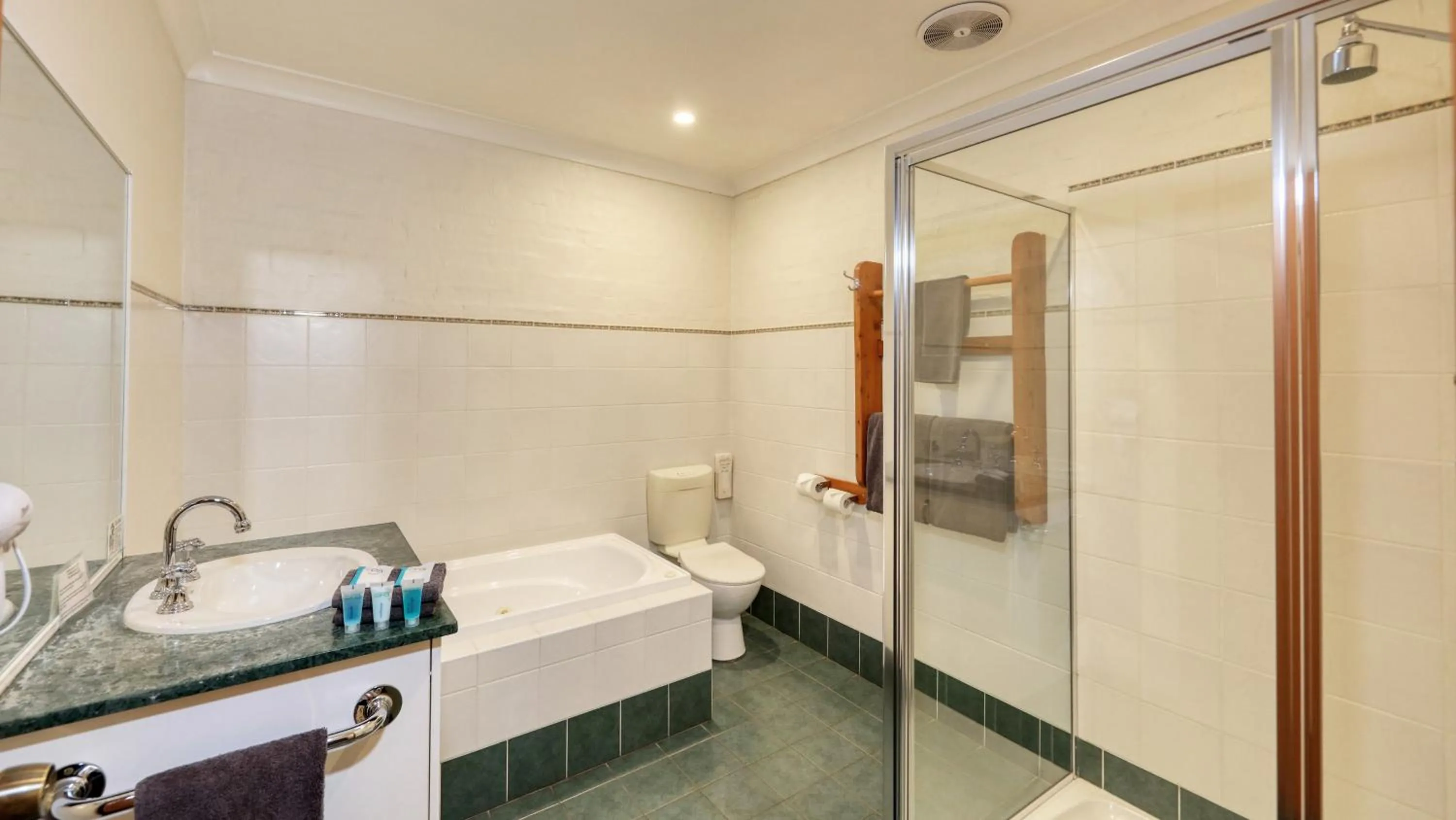 Shower in Colonial Motel & Apartments