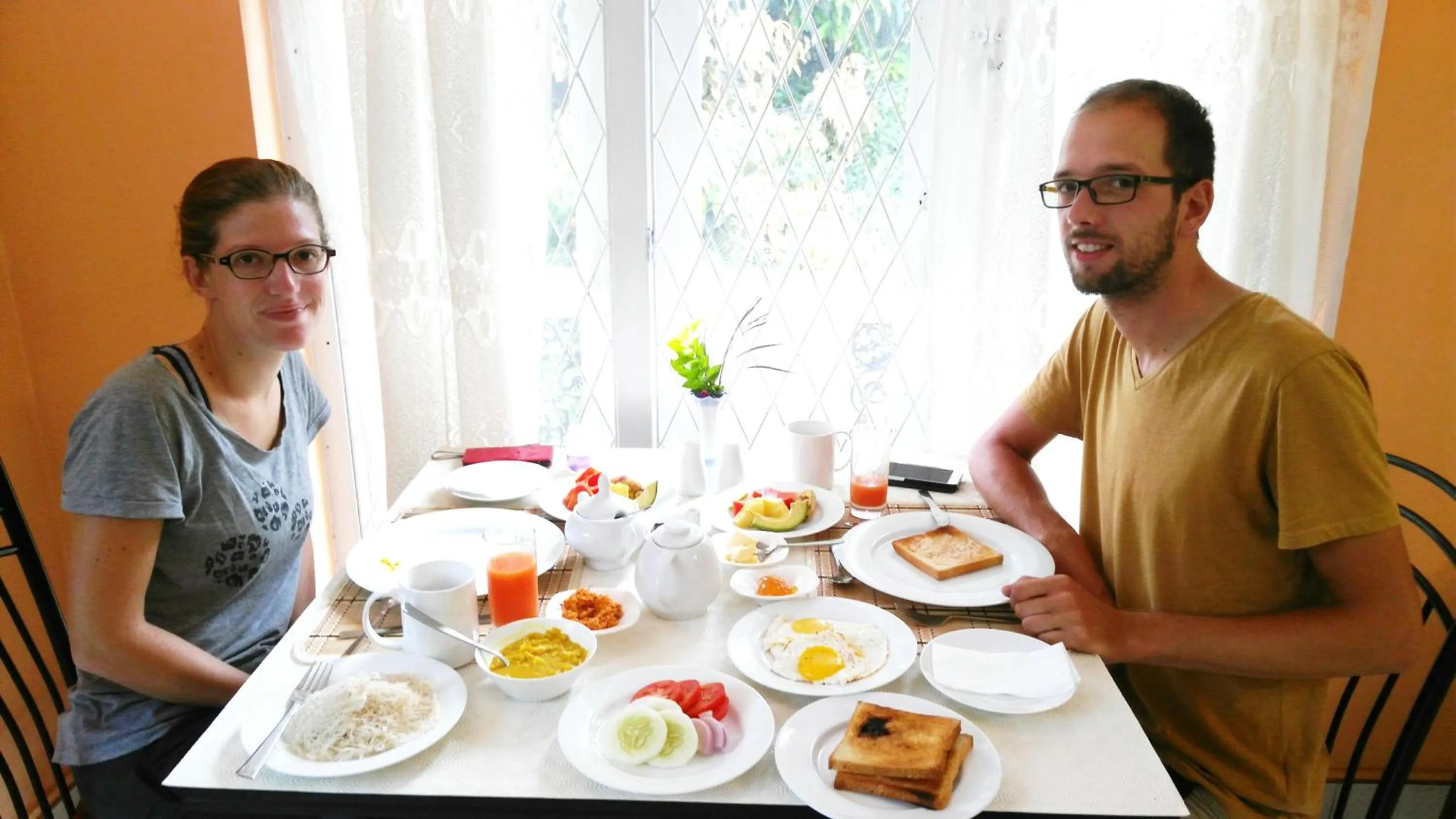Continental breakfast in Cloud Inn Kandy Homestay - Near Temple of Tooth
