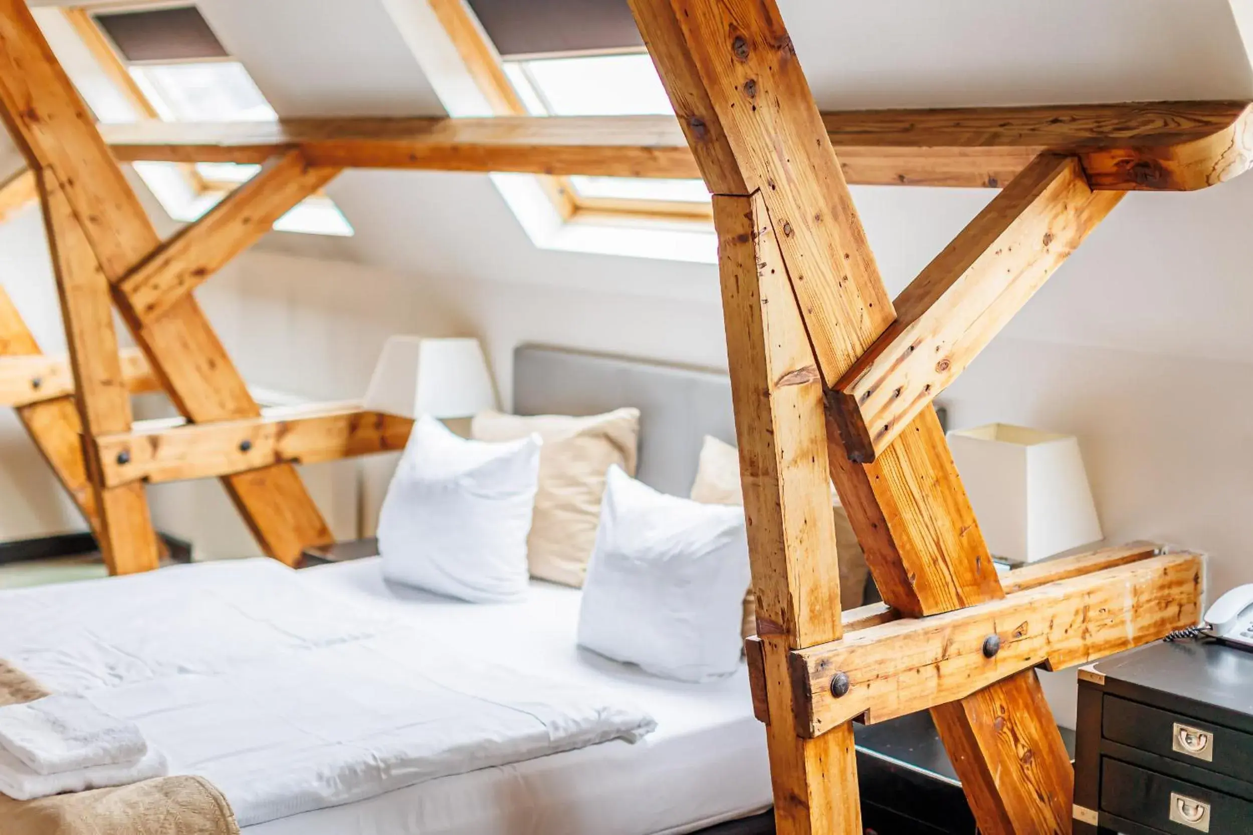 Bed in Grand Hotel Alkmaar Bed in Grand Hotel Alkmaar