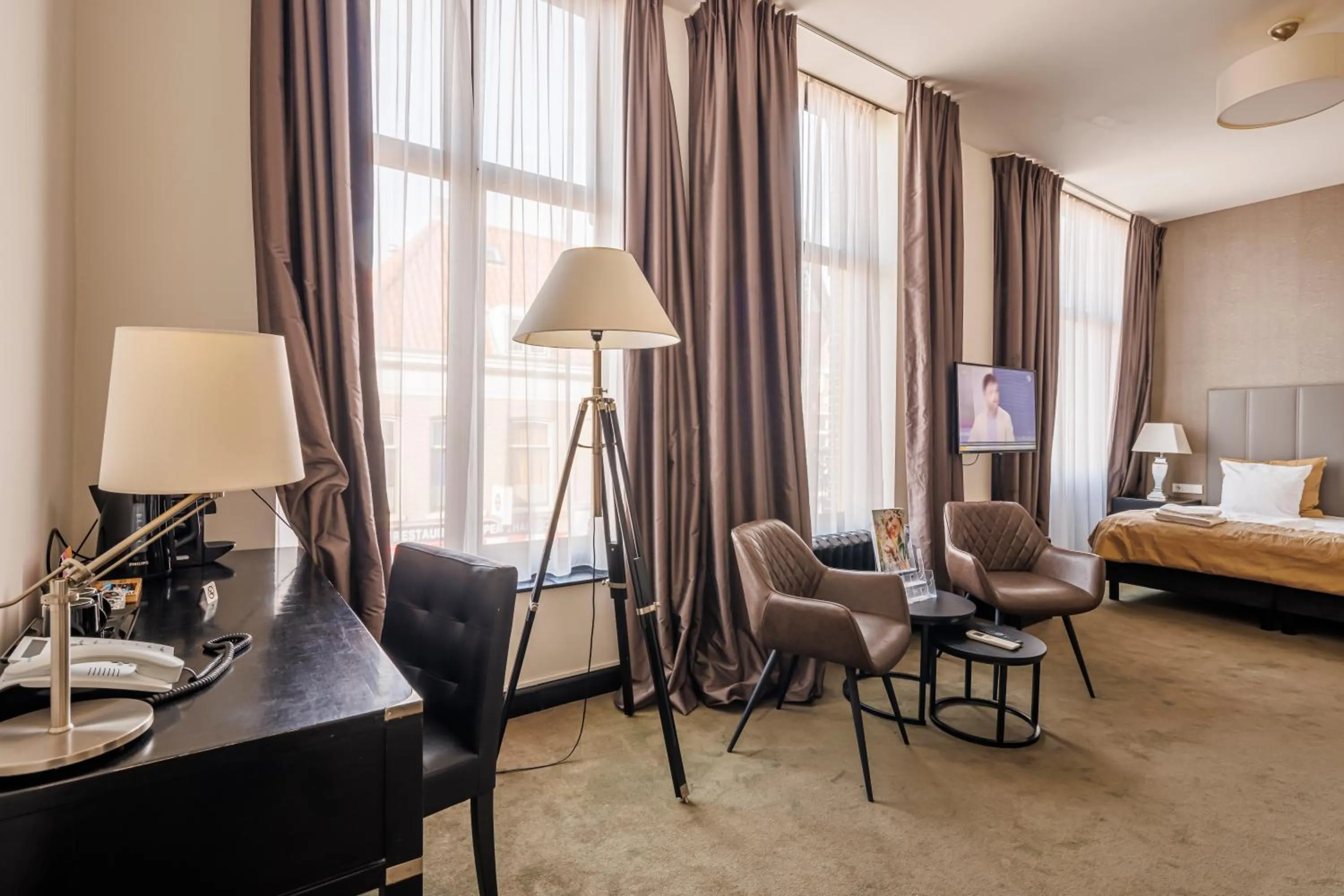 Bed in Grand Hotel Alkmaar