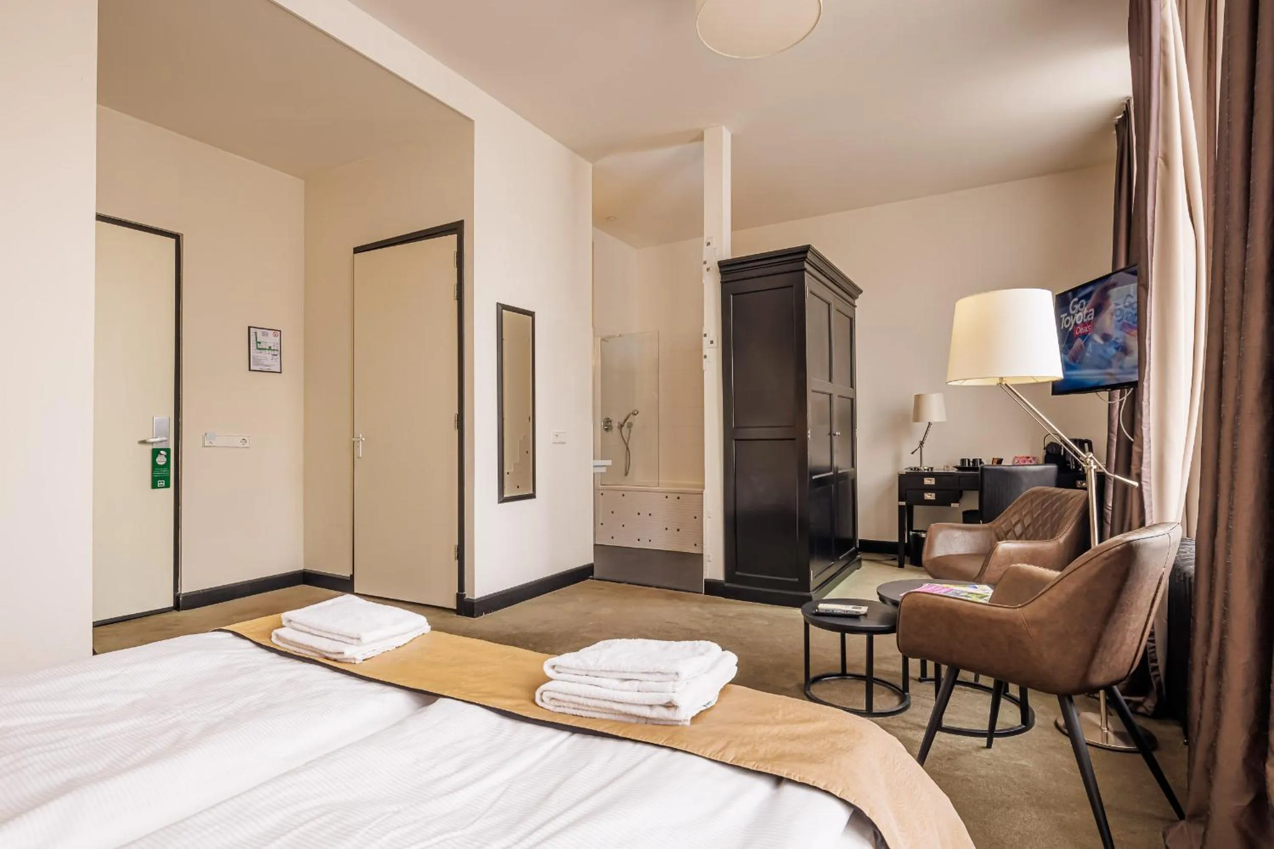 Bed in Grand Hotel Alkmaar